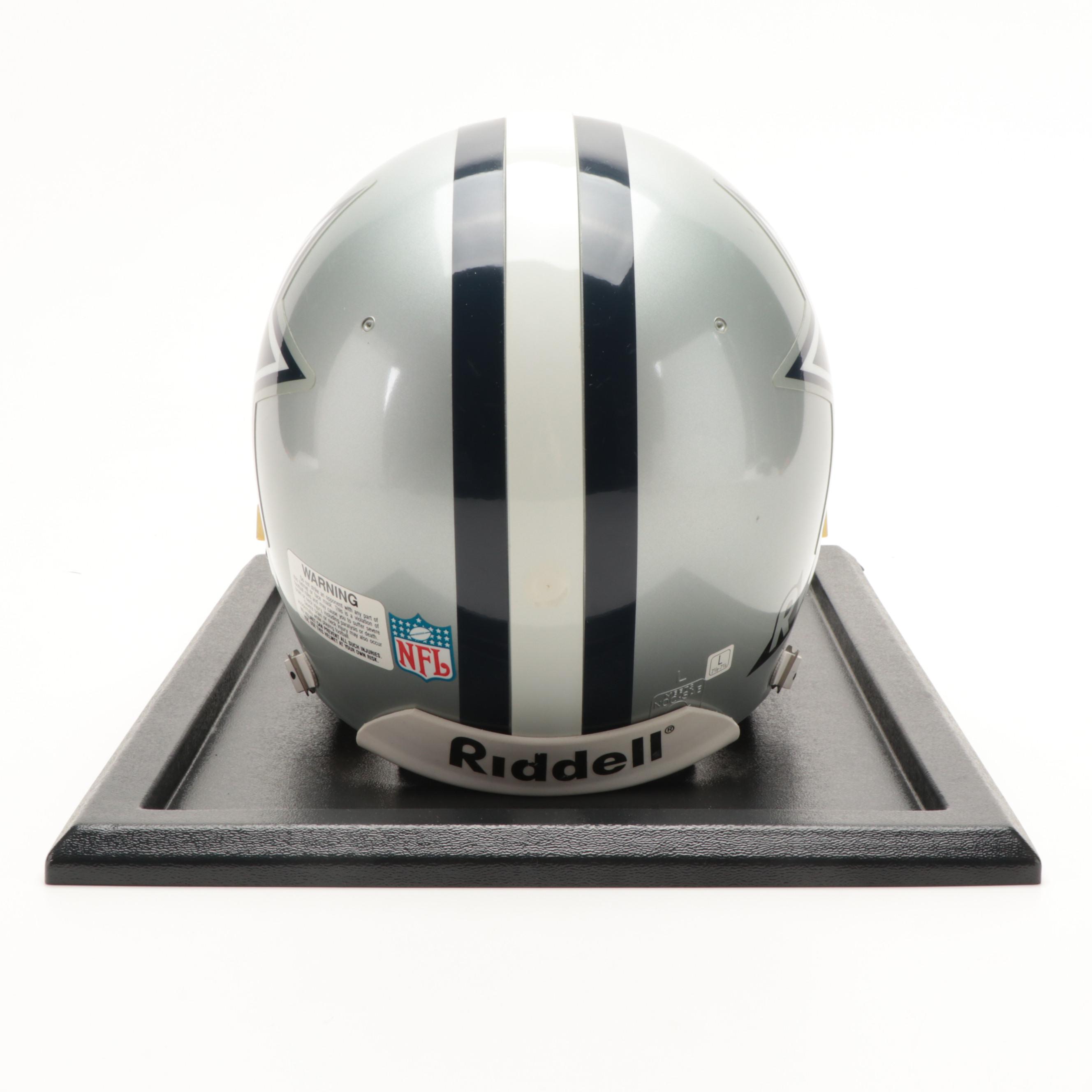 Riddell Authentic VSR-1 Dallas Cowboys Troy Aikman Signed Helmet in Case