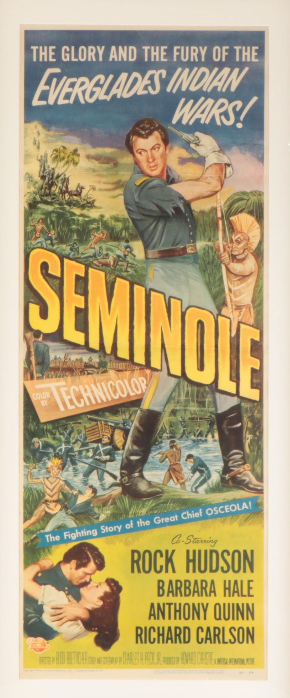 "Seminole" Giclée Movie Poster in Frame