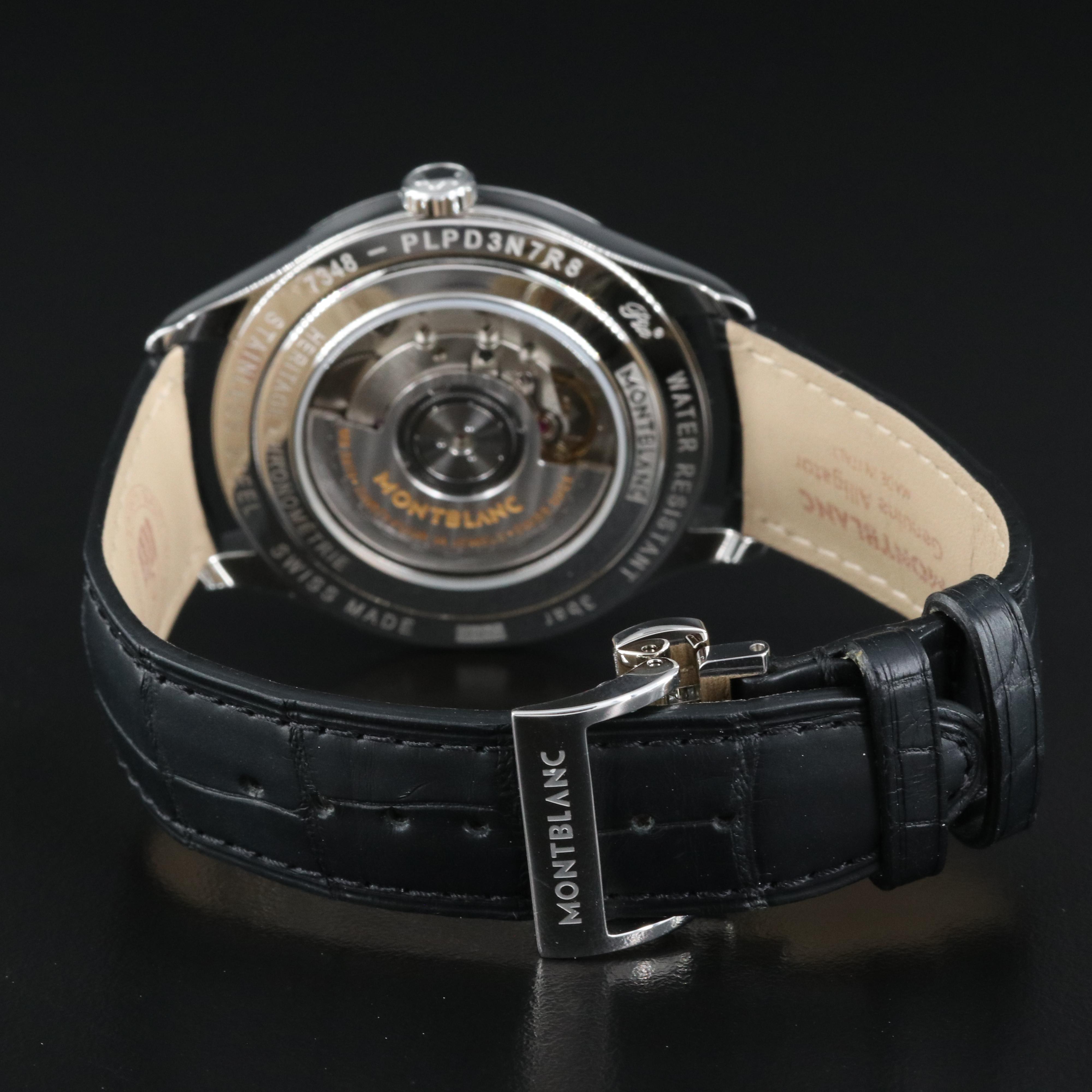 Montblanc Heritage Dual Time Chronometrie GMT Watch