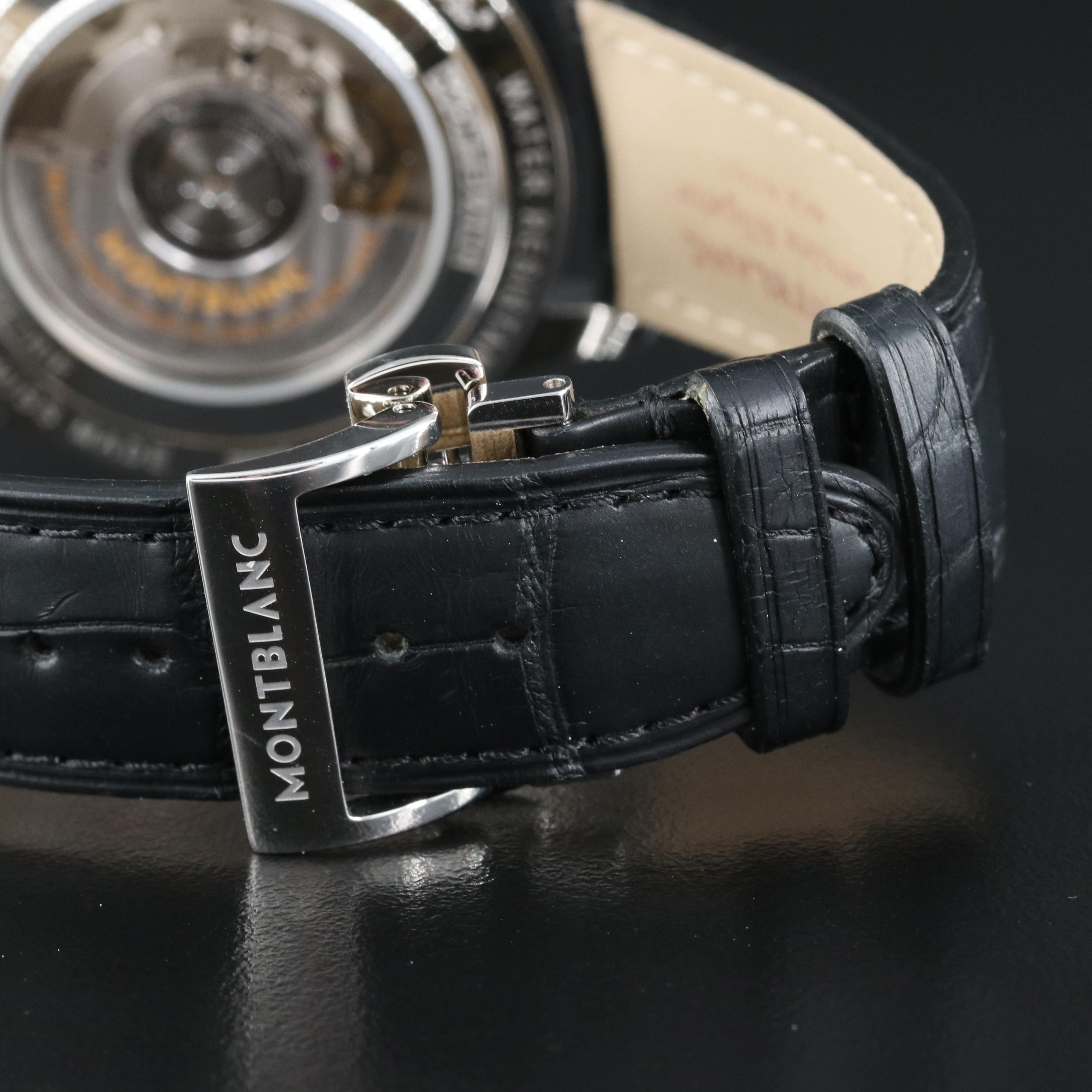 Montblanc Heritage Dual Time Chronometrie GMT Watch