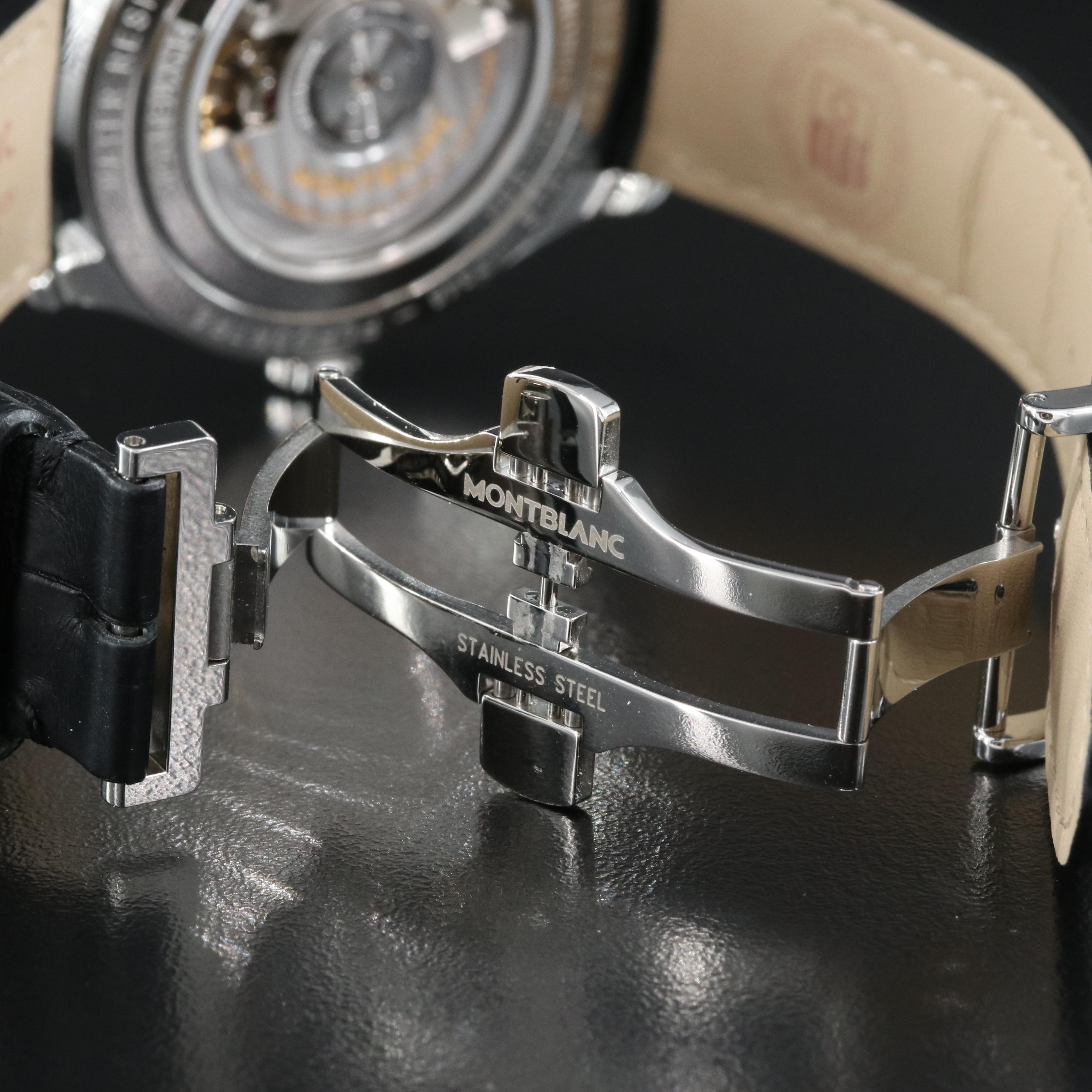 Montblanc Heritage Dual Time Chronometrie GMT Watch