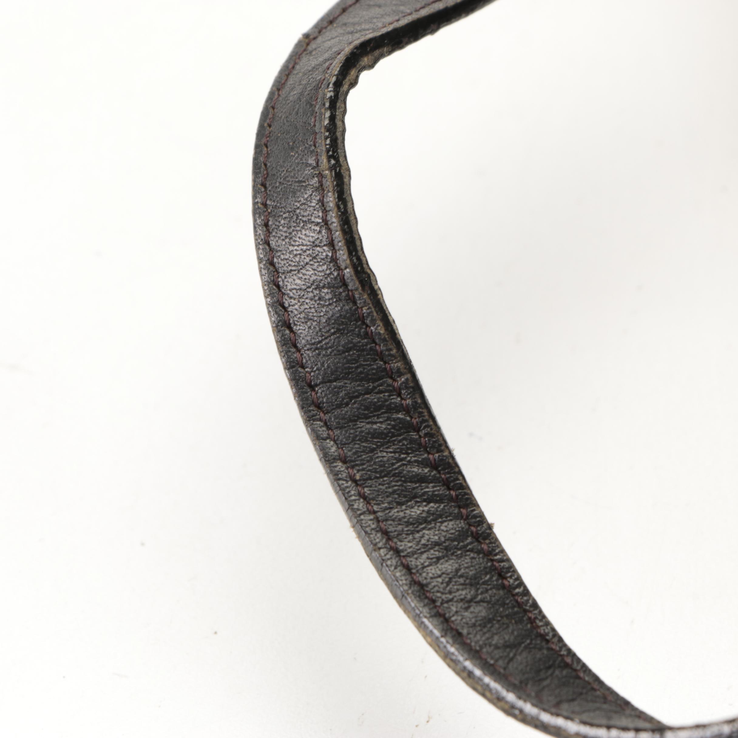 Burberry Leather Barrel Bag