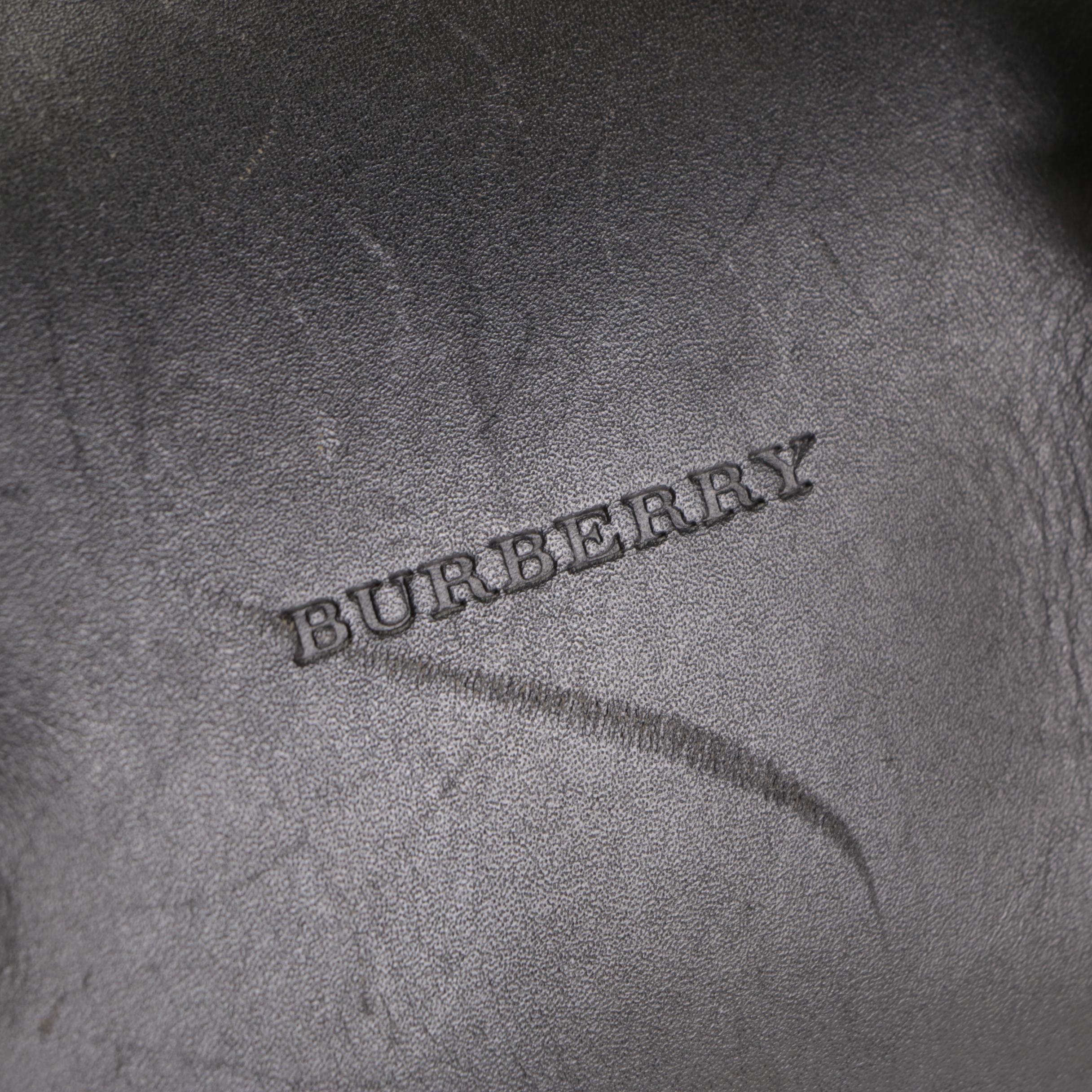 Burberry Leather Barrel Bag