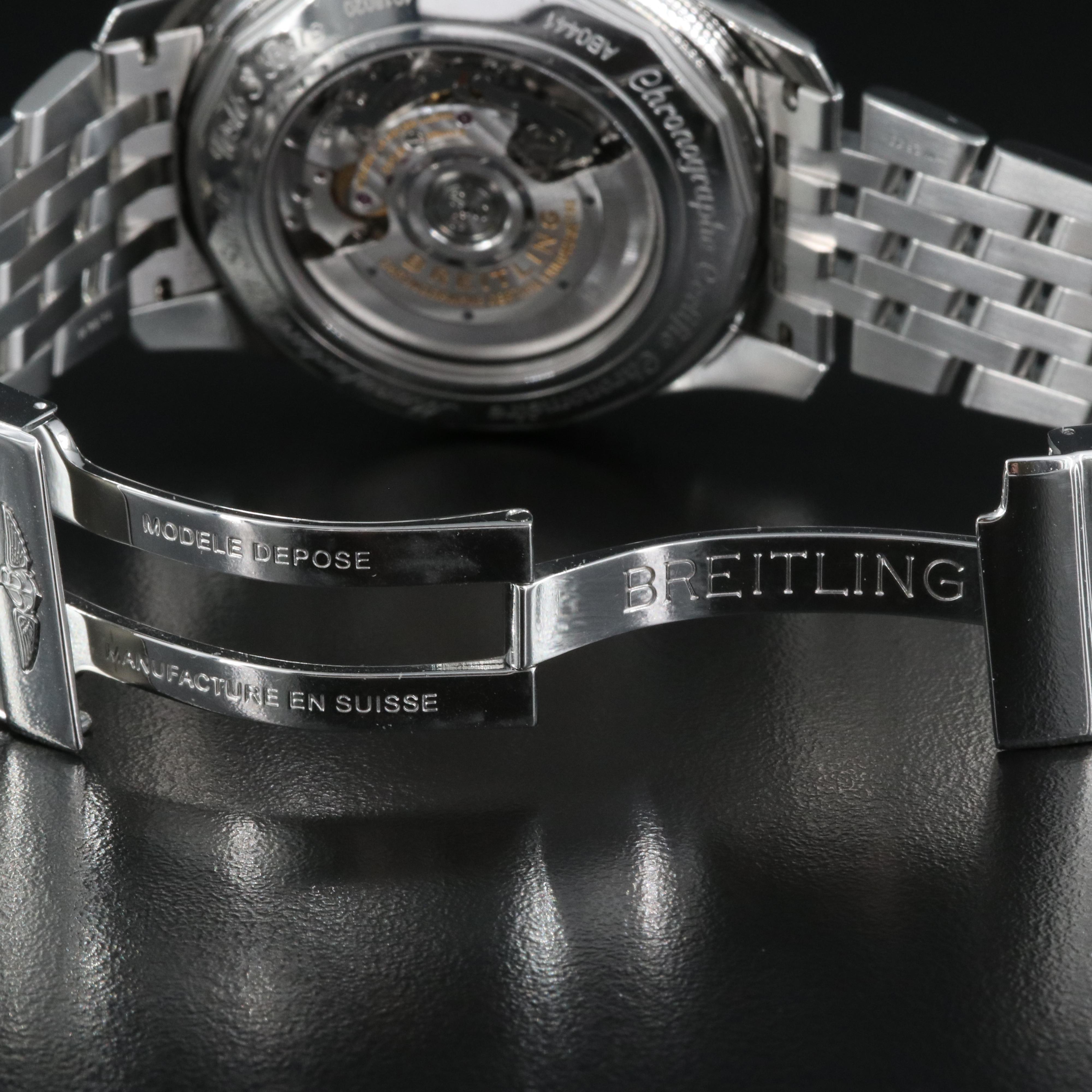 Breitling Navitimer Chronograph GMT 48mm Stainless Steel Automatic Watch