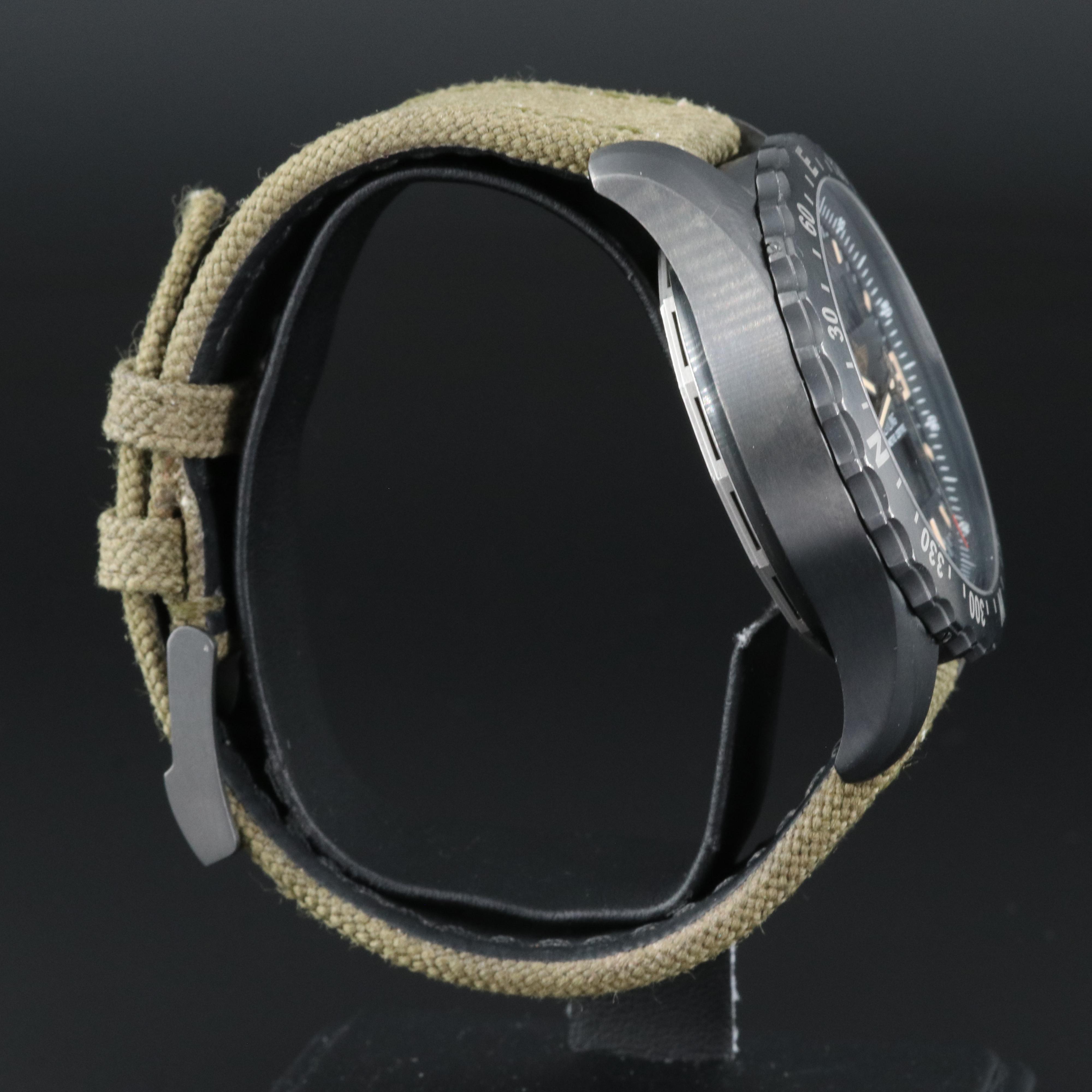 Breitling Chronospace Military Black Steel Volcanic Black Watch