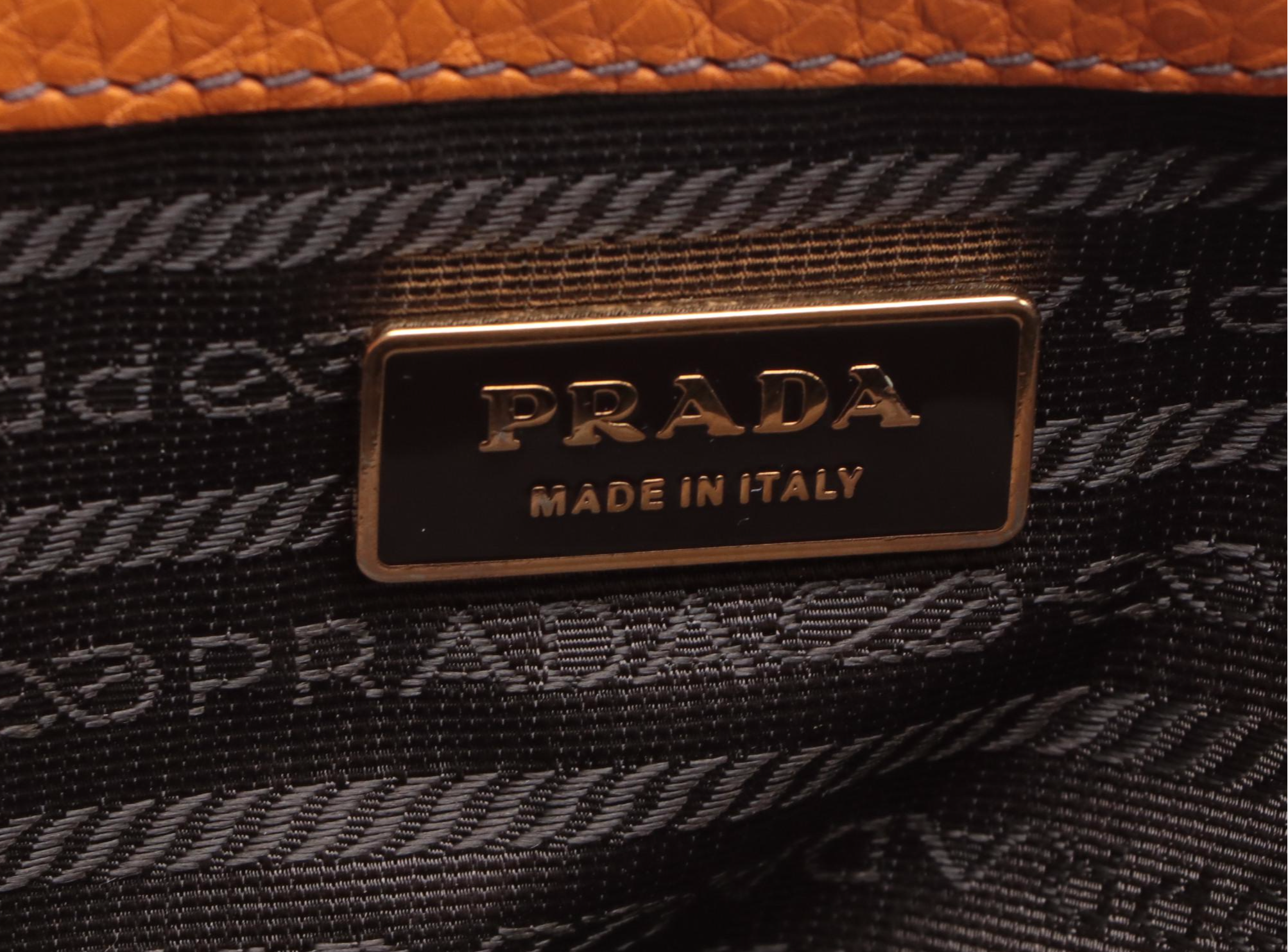 Prada Leather Flap Satchel