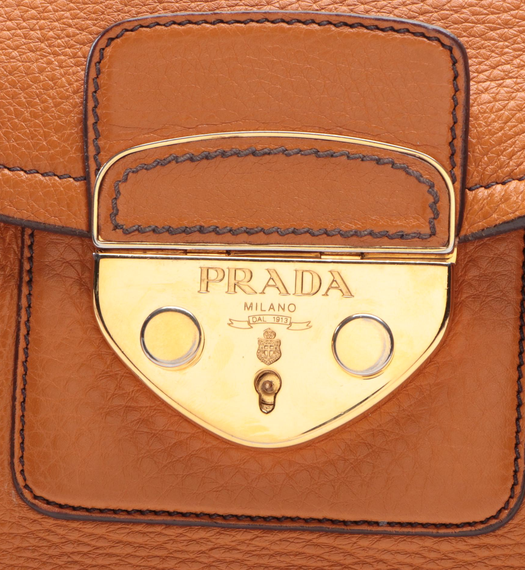 Prada Leather Flap Satchel
