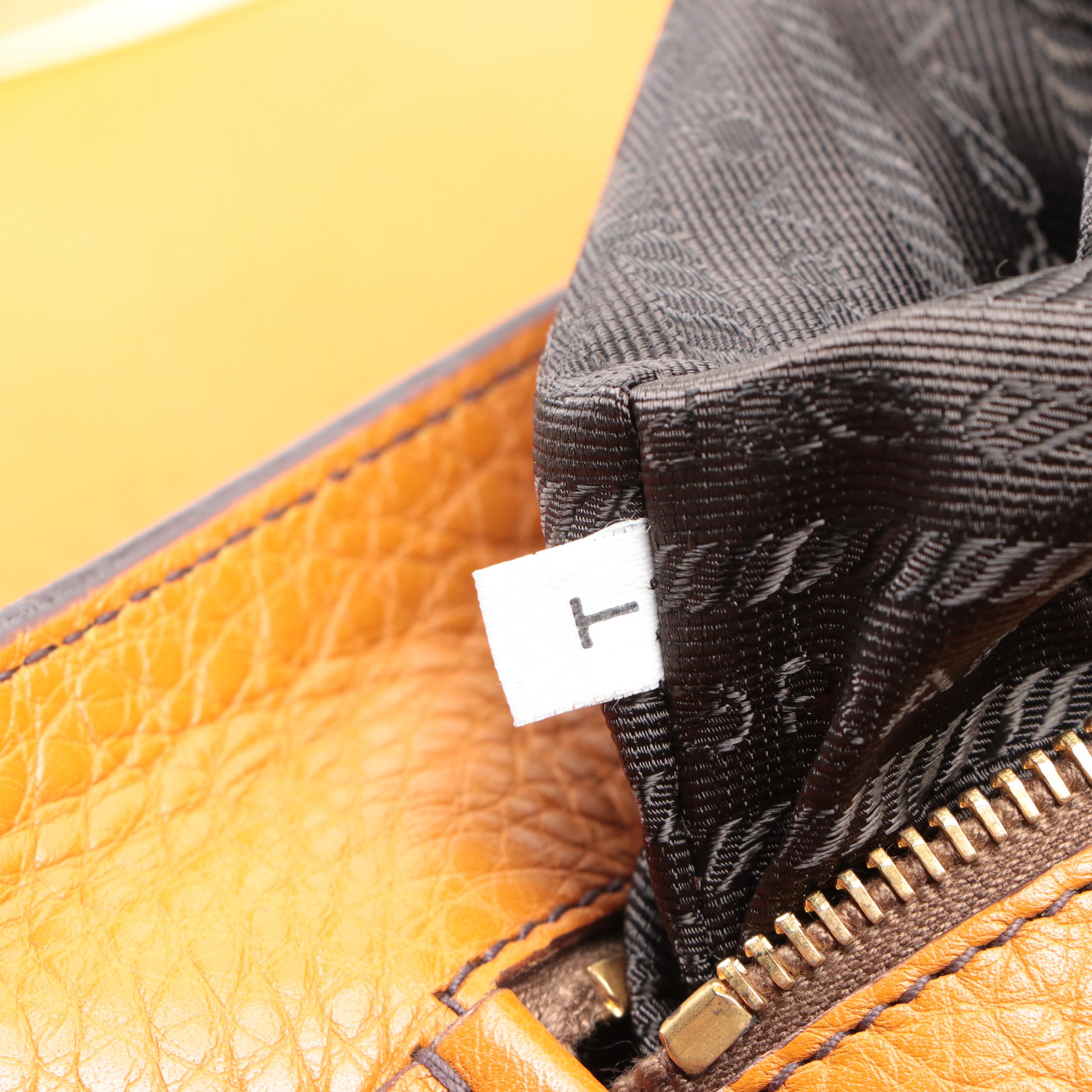 Prada Leather Flap Satchel