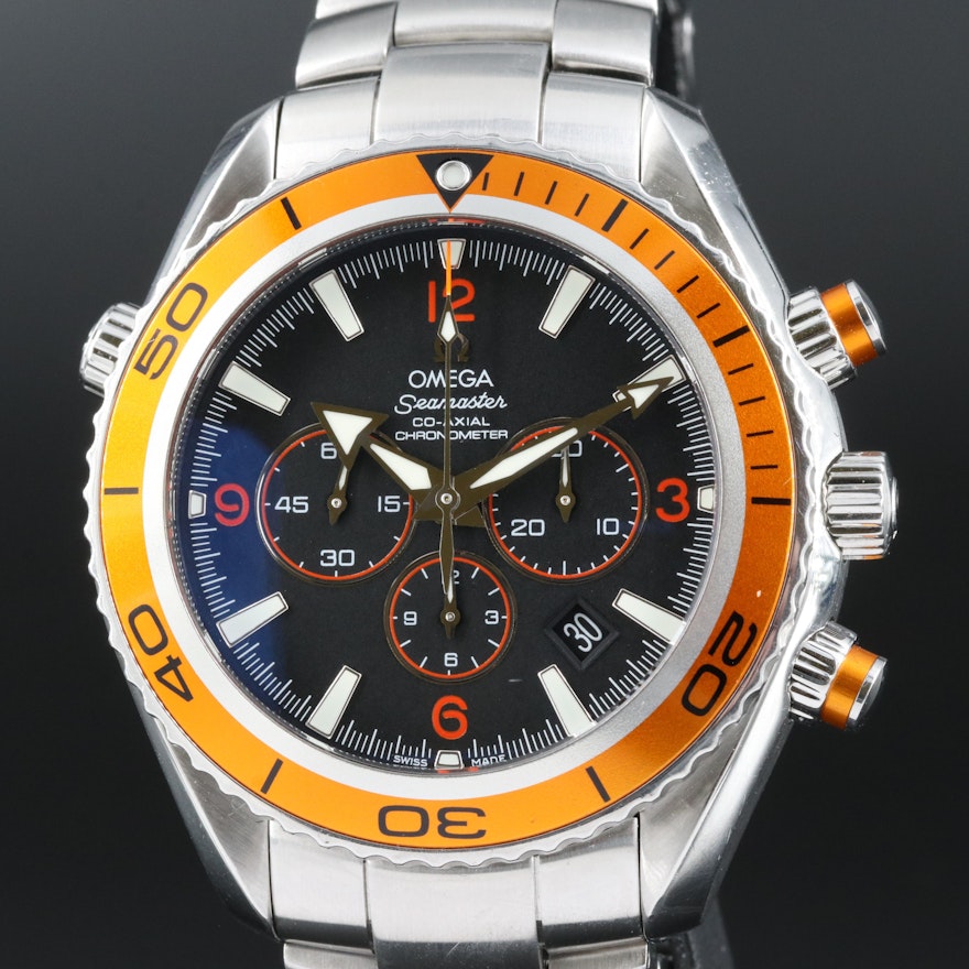 Omega Seamaster Planet Ocean Chronograph 600m 45.5mm Automatic Wristwatch