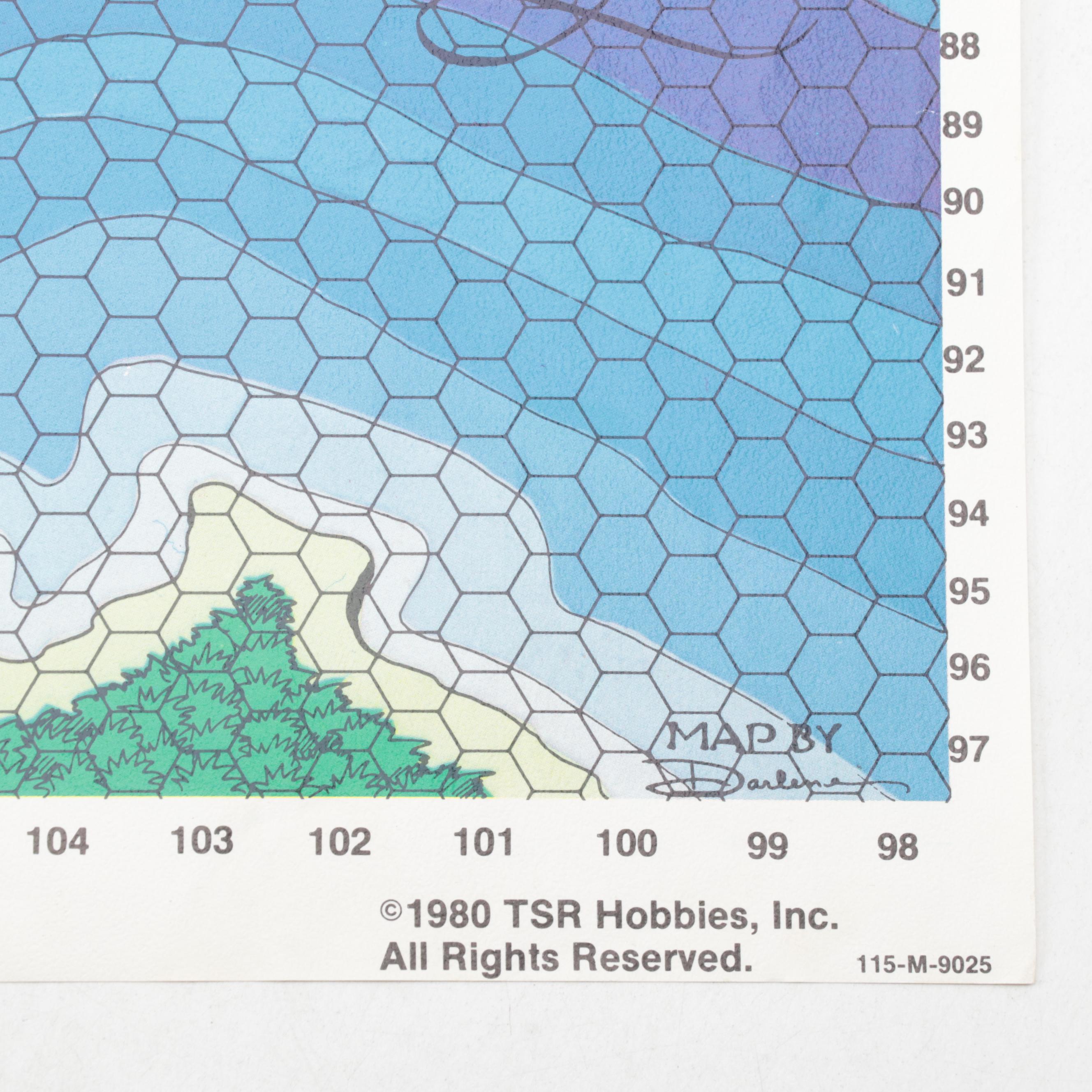 Dungeons & Dragons Guide Books, Maps, and Magazines with Bushido Guide Books