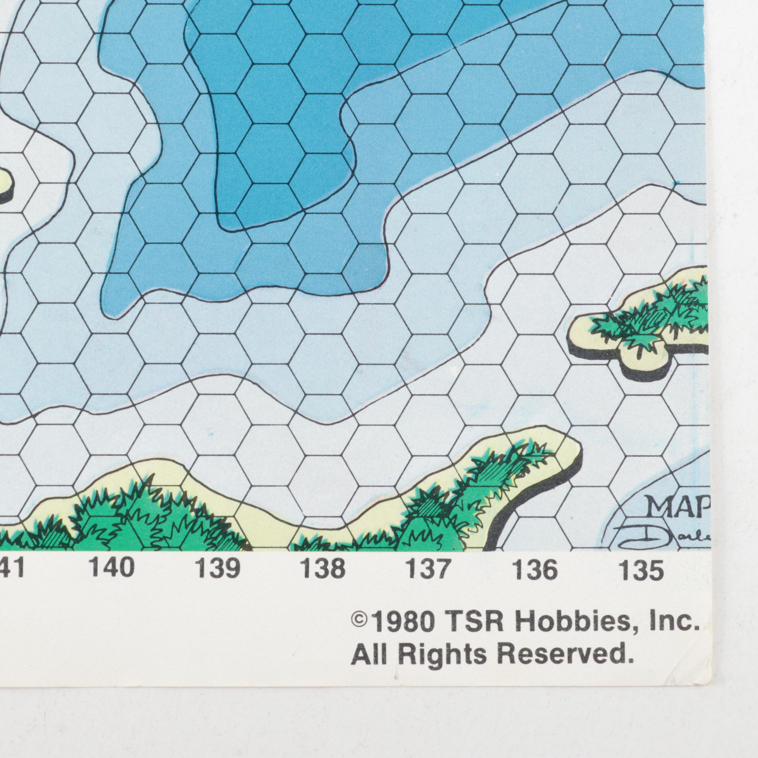 Dungeons & Dragons Guide Books, Maps, and Magazines with Bushido Guide Books