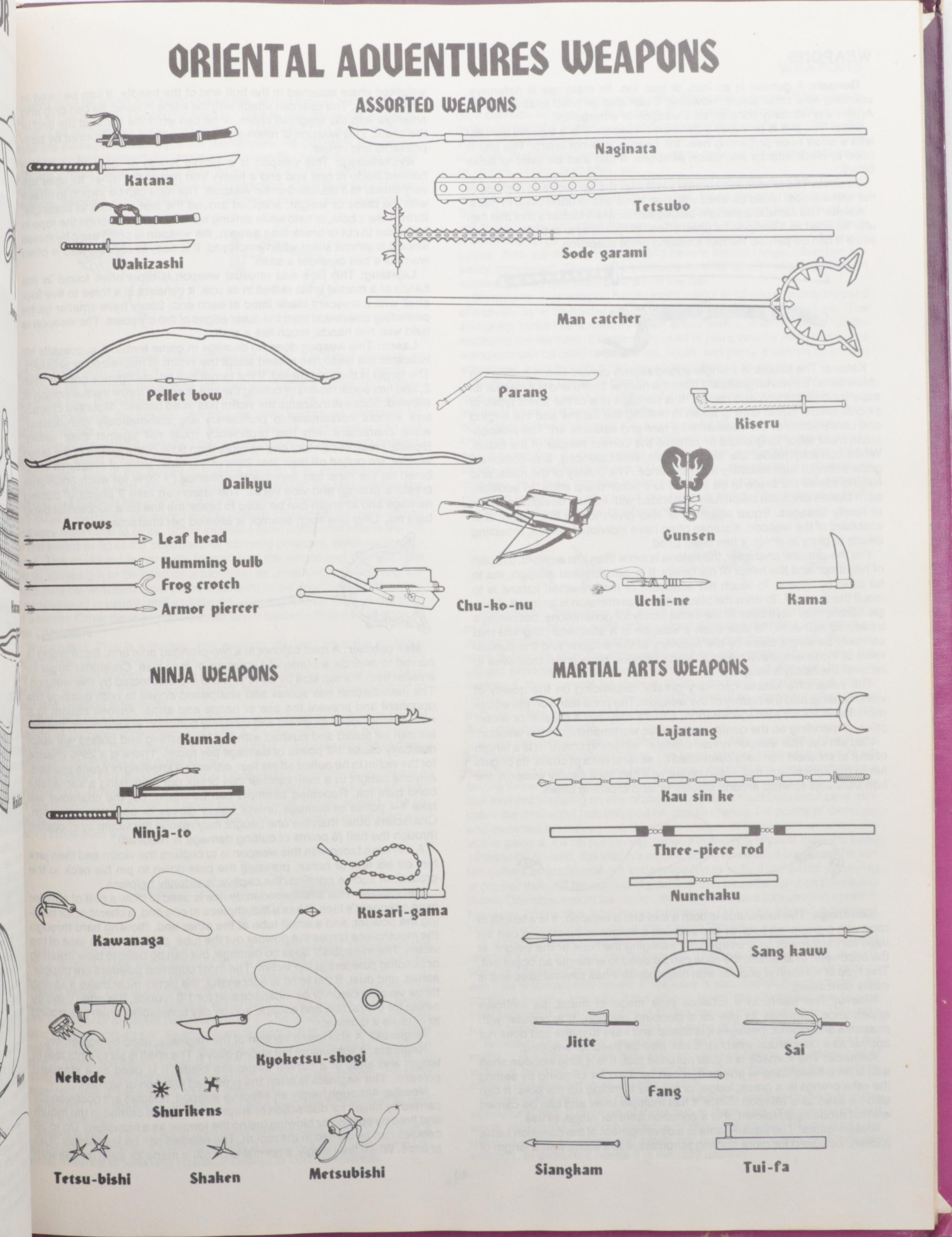 Dungeons & Dragons Guide Books, Maps, and Magazines with Bushido Guide Books