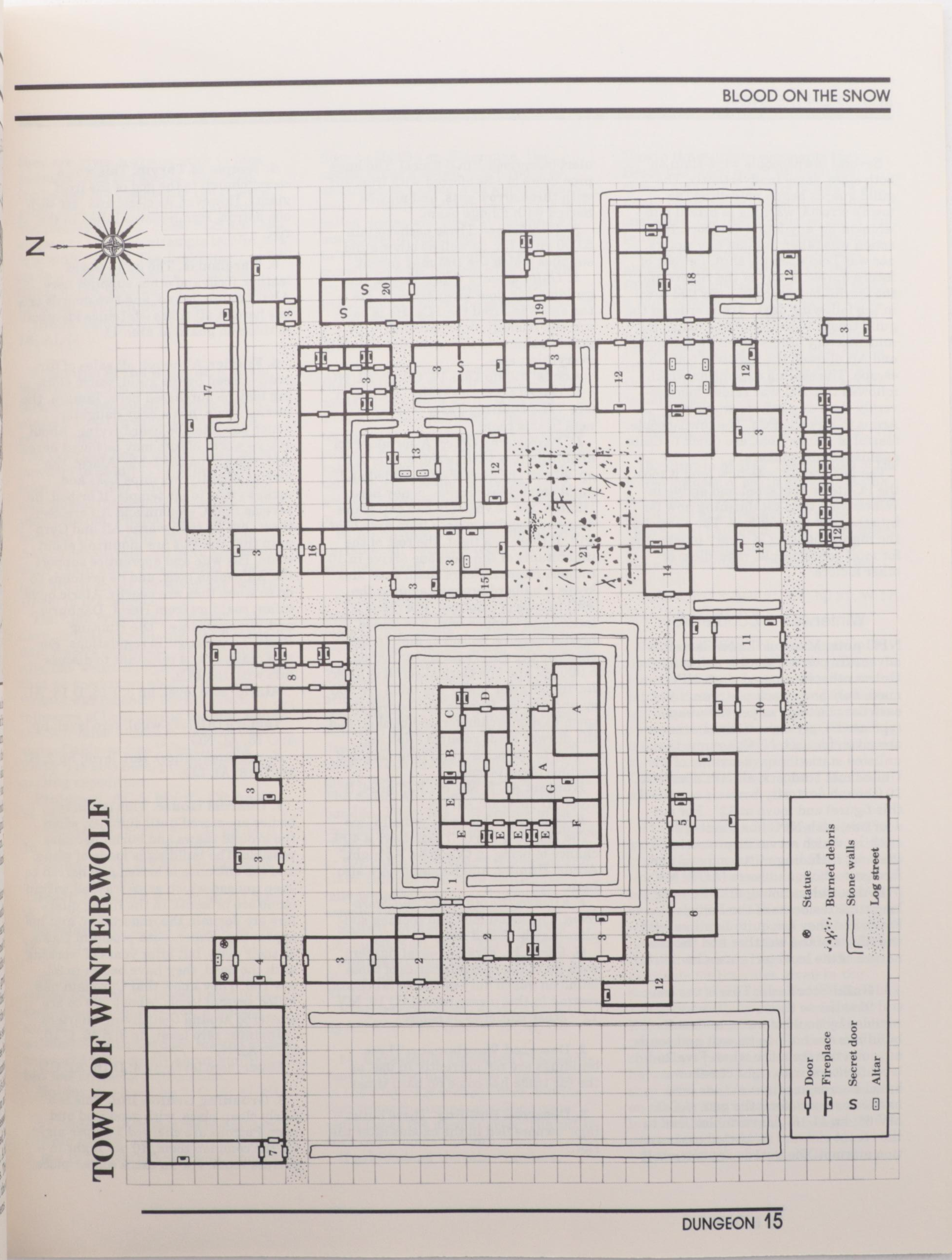 Dungeons & Dragons Guide Books, Maps, and Magazines with Bushido Guide Books