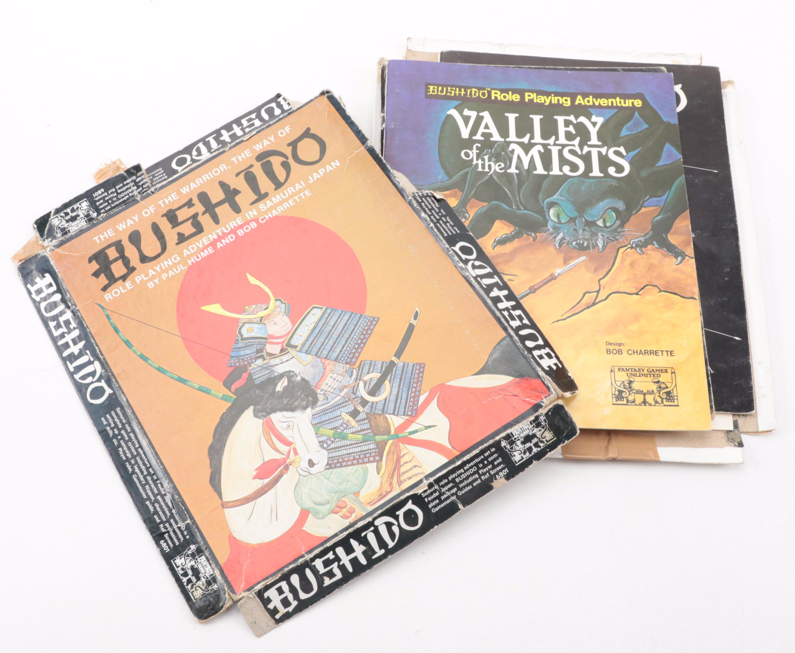 Dungeons & Dragons Guide Books, Maps, and Magazines with Bushido Guide Books
