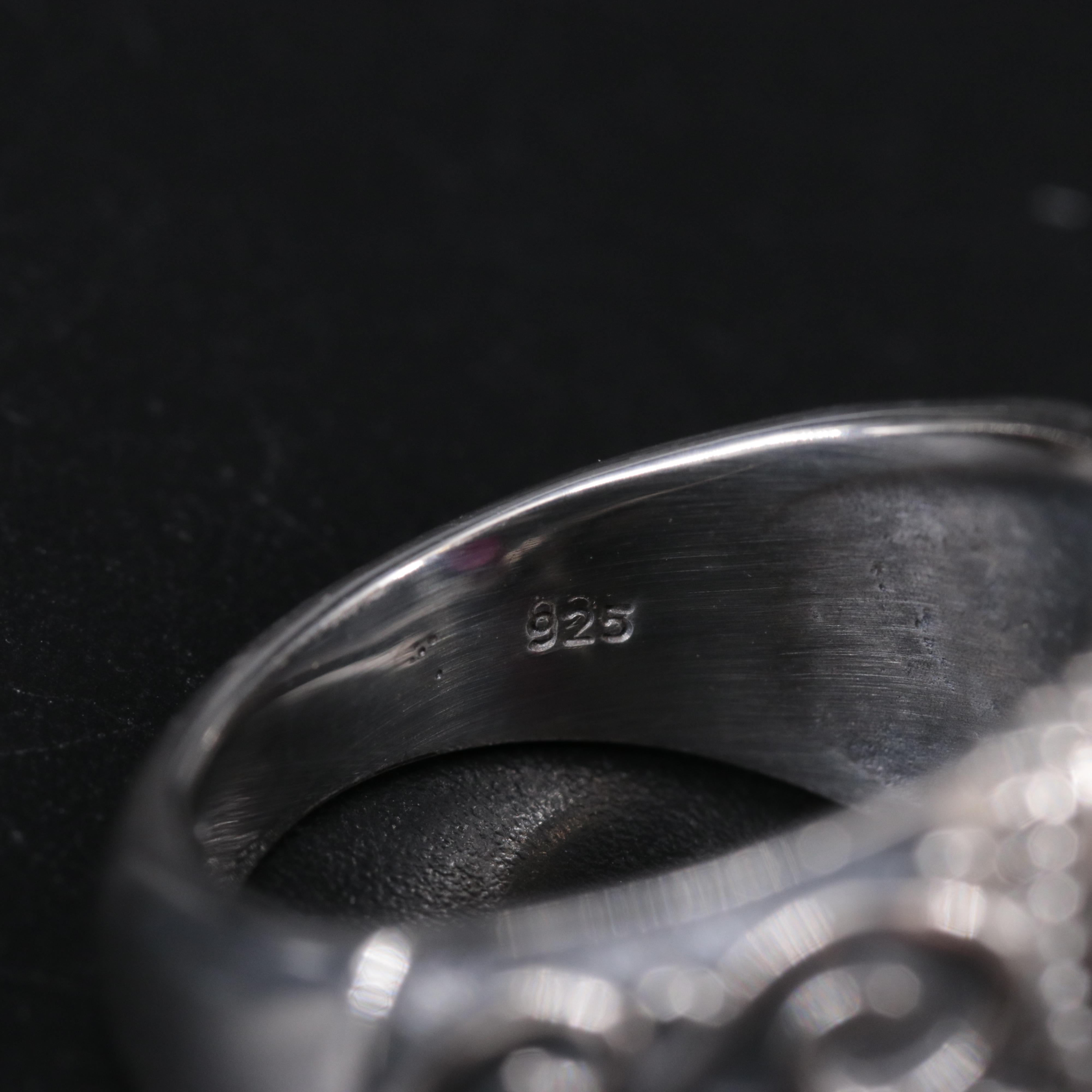 Sterling Silver Ruby Ring