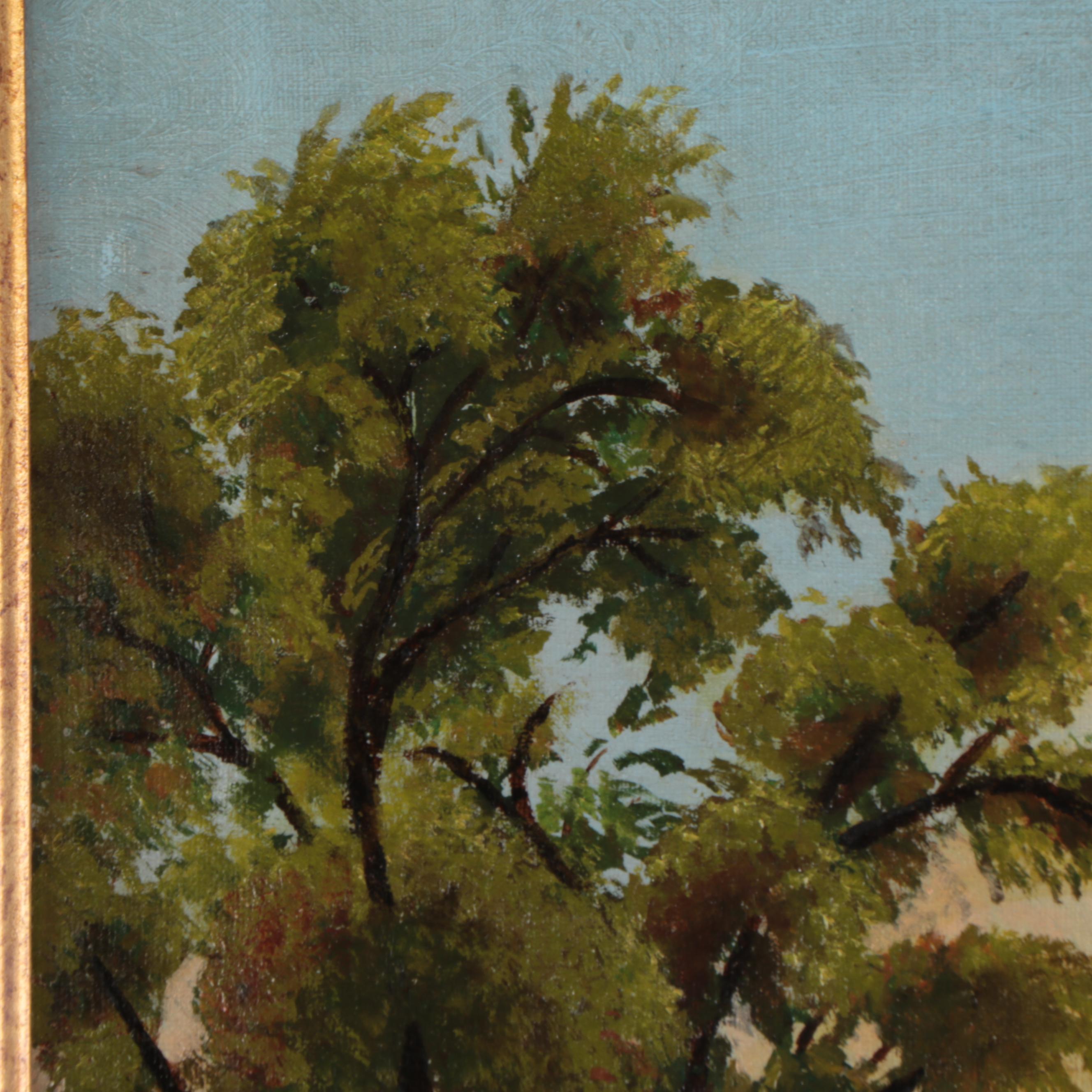 Countryside Landscape Oil Painting