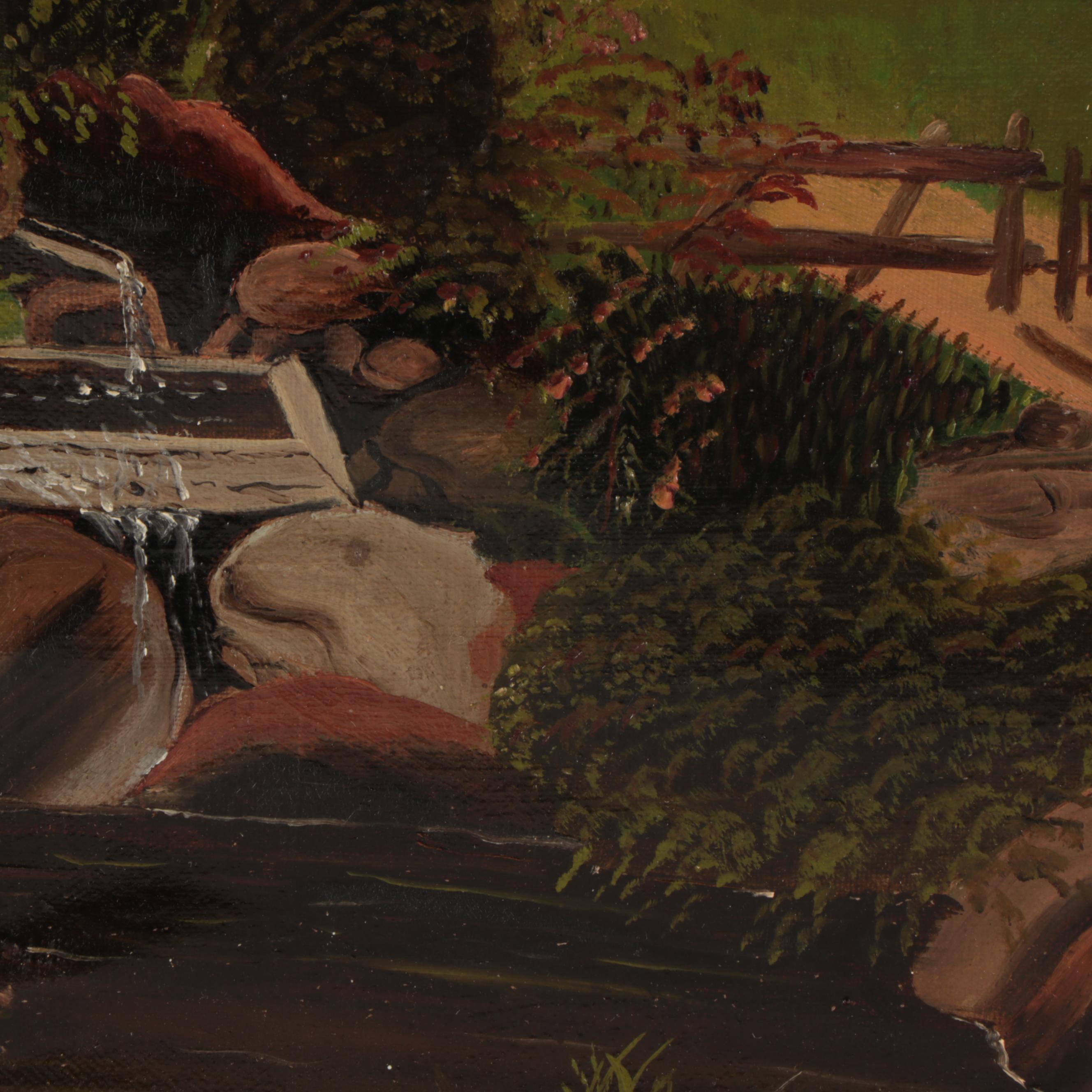 Countryside Landscape Oil Painting