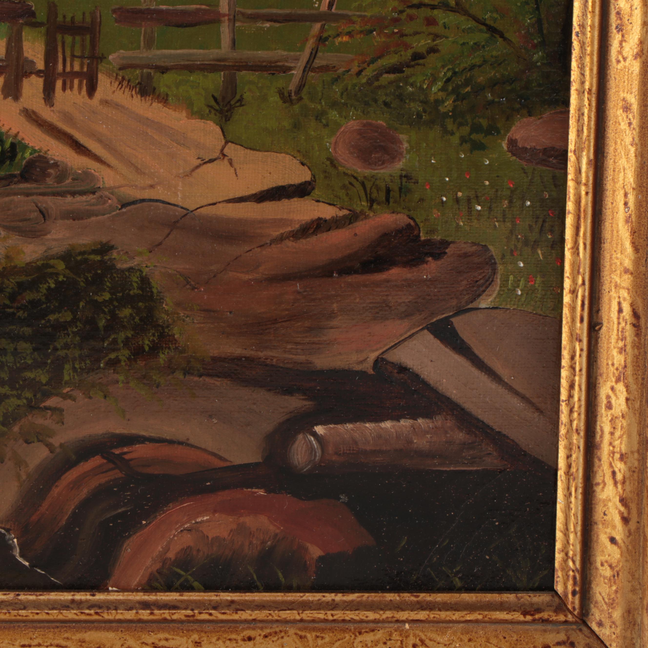 Countryside Landscape Oil Painting