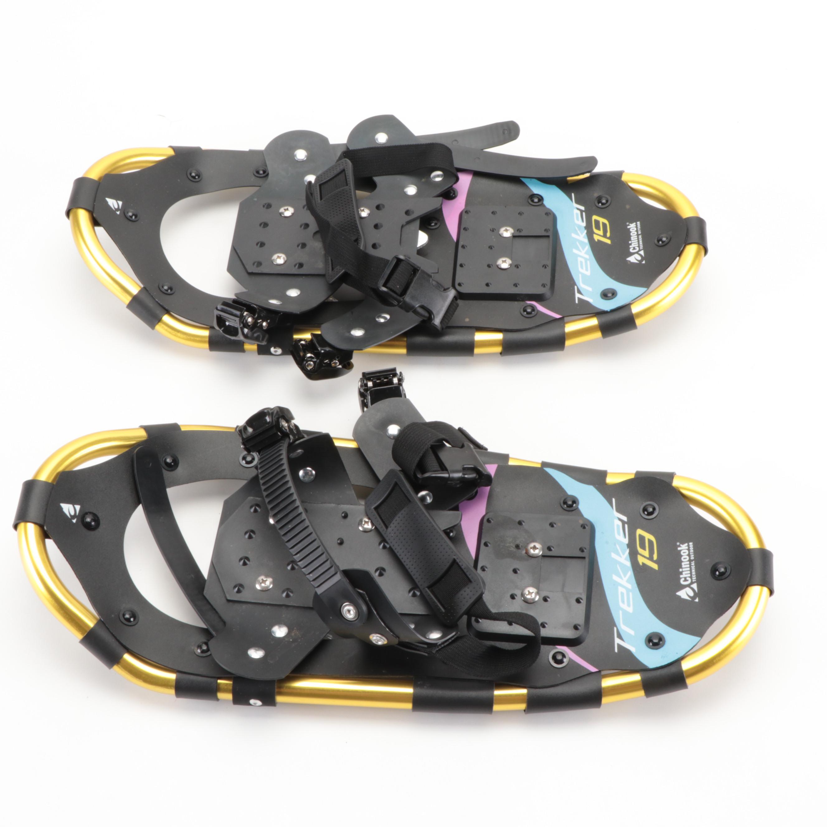 Children's Chinook Young Trekker 19 Snowshoes with Carry/Backpack Case