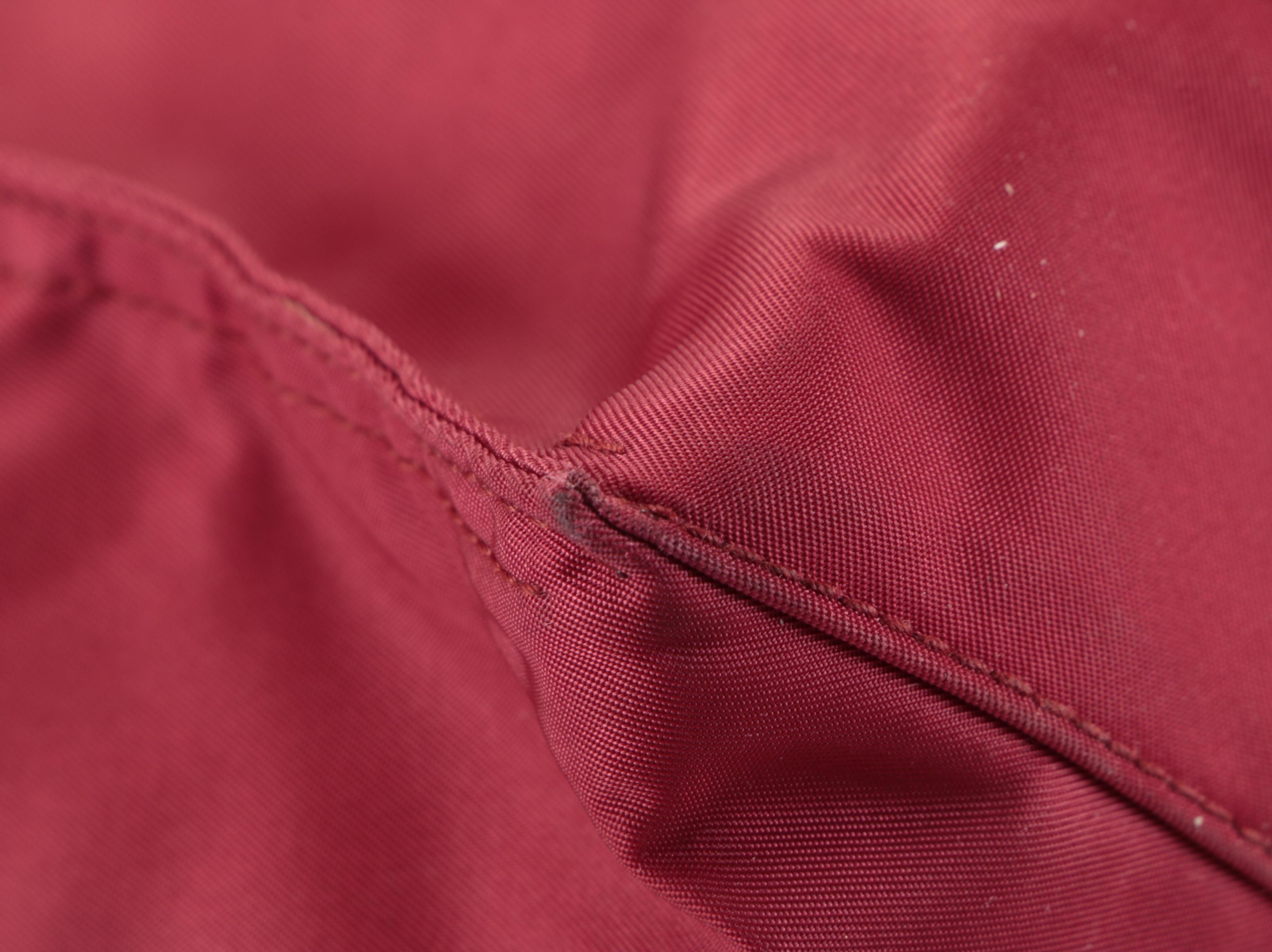 Prada Large Tessuto Tote in Red Nylon