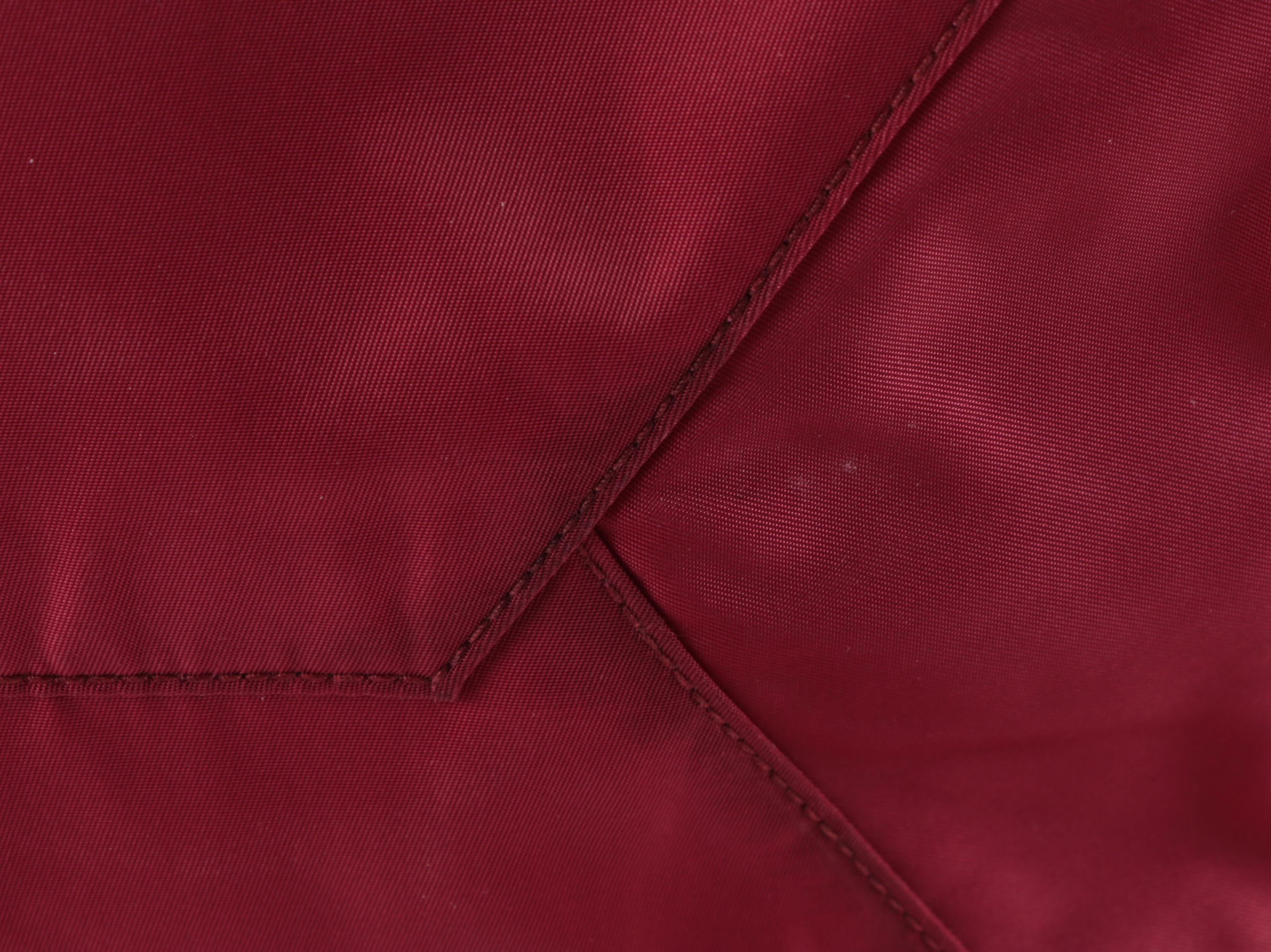 Prada Large Tessuto Tote in Red Nylon