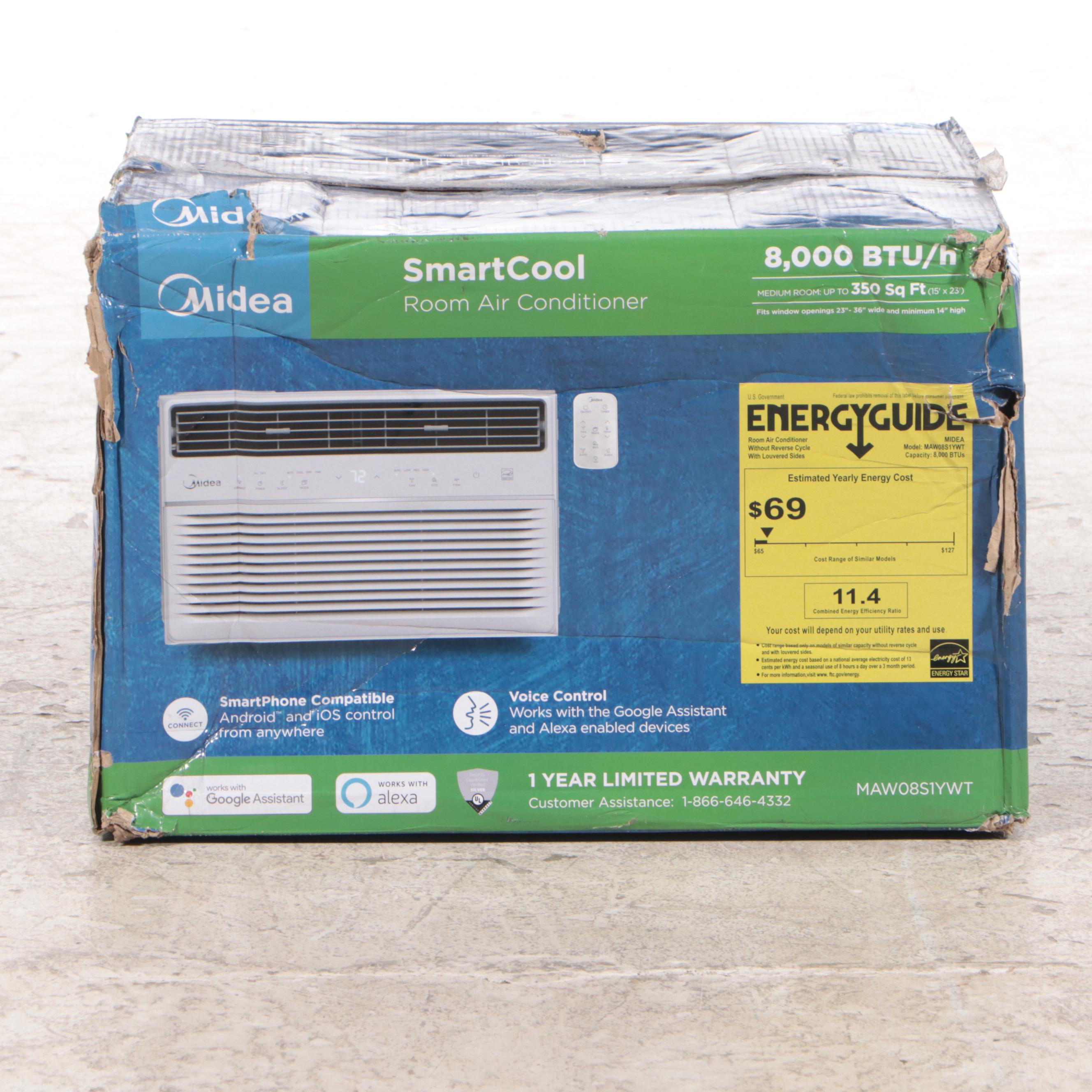 Midea SmartCool Room Window Mount Air Conditioner