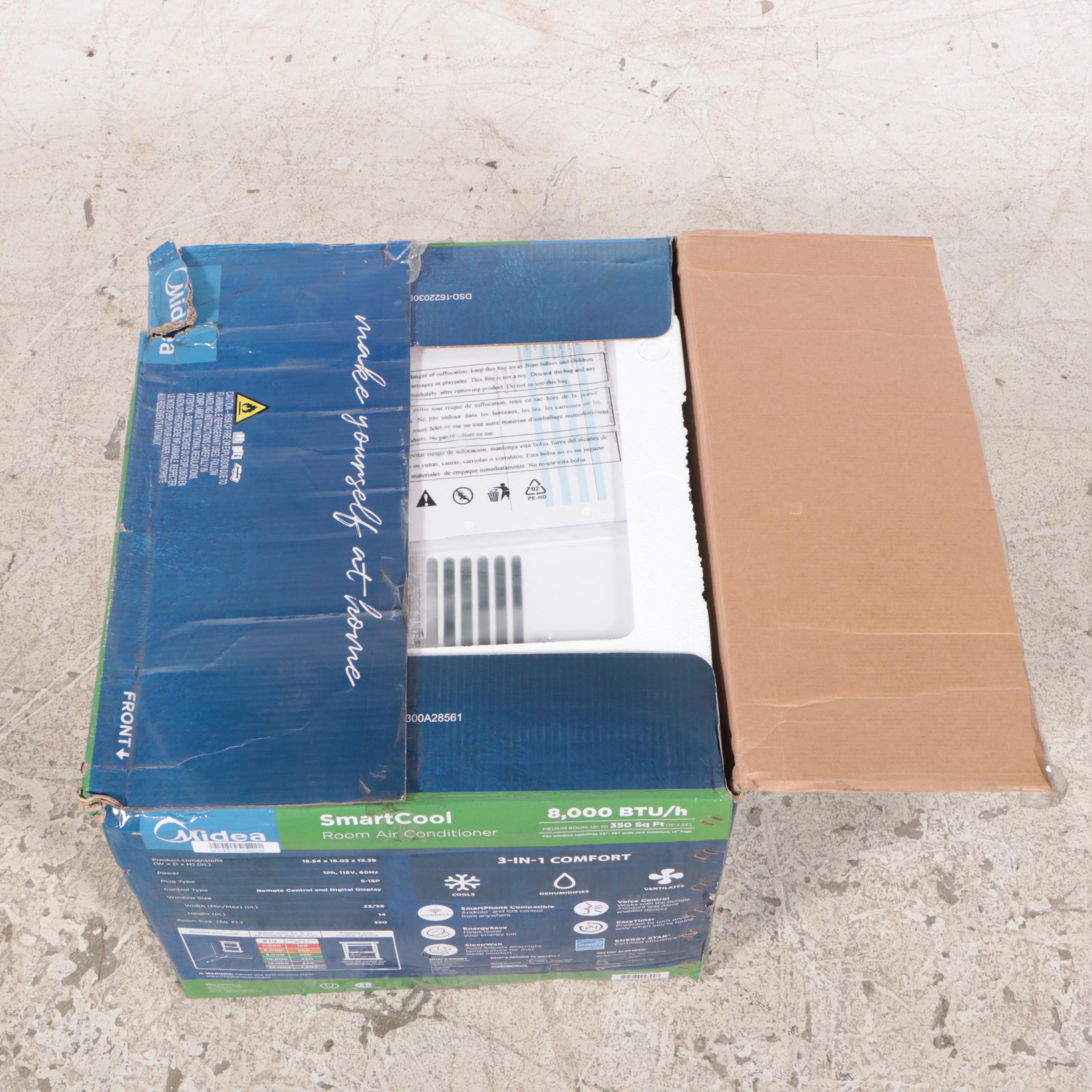 Midea SmartCool Room Window Mount Air Conditioner