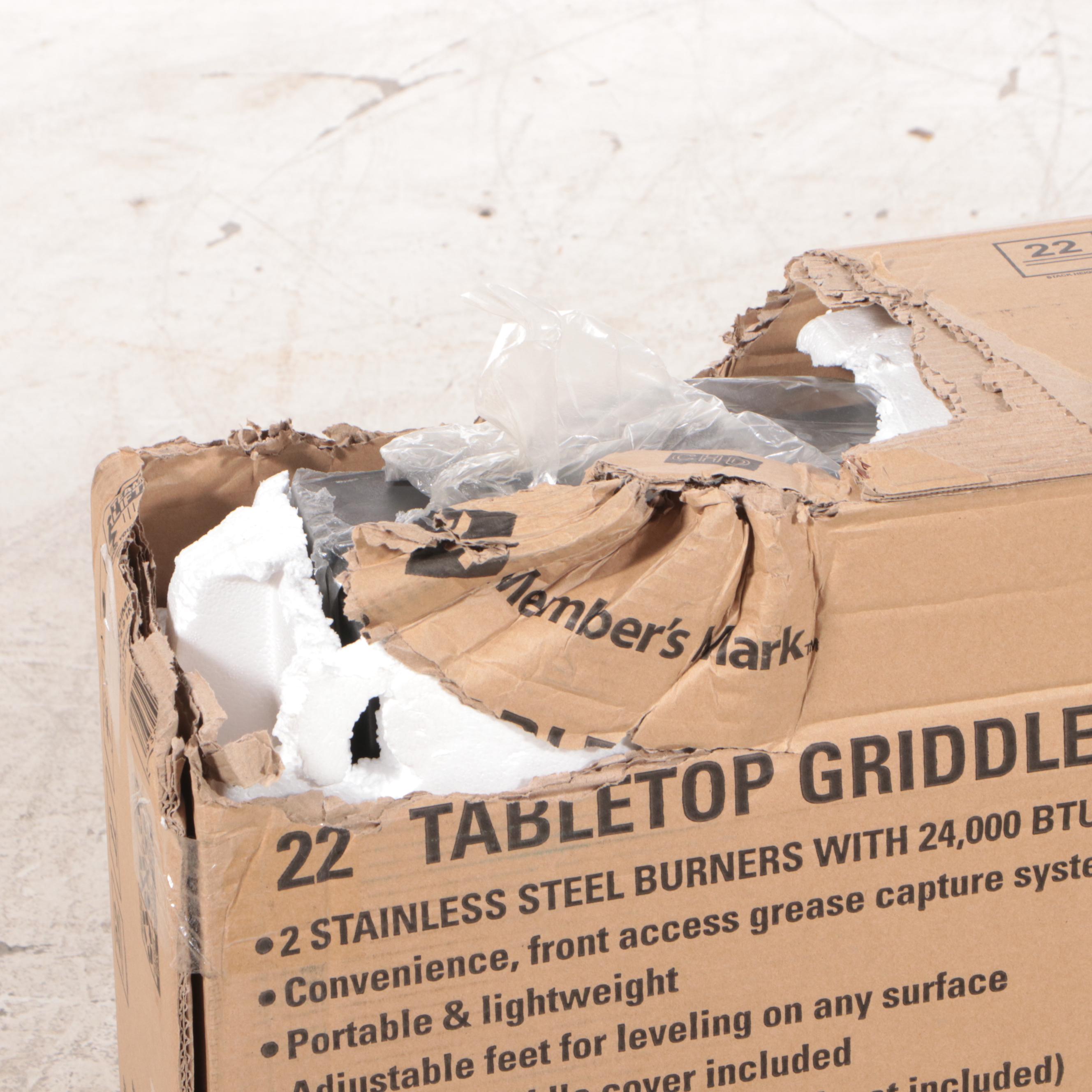 Member's Mark 22" Stainless Steel Tabletop Propane Griddle