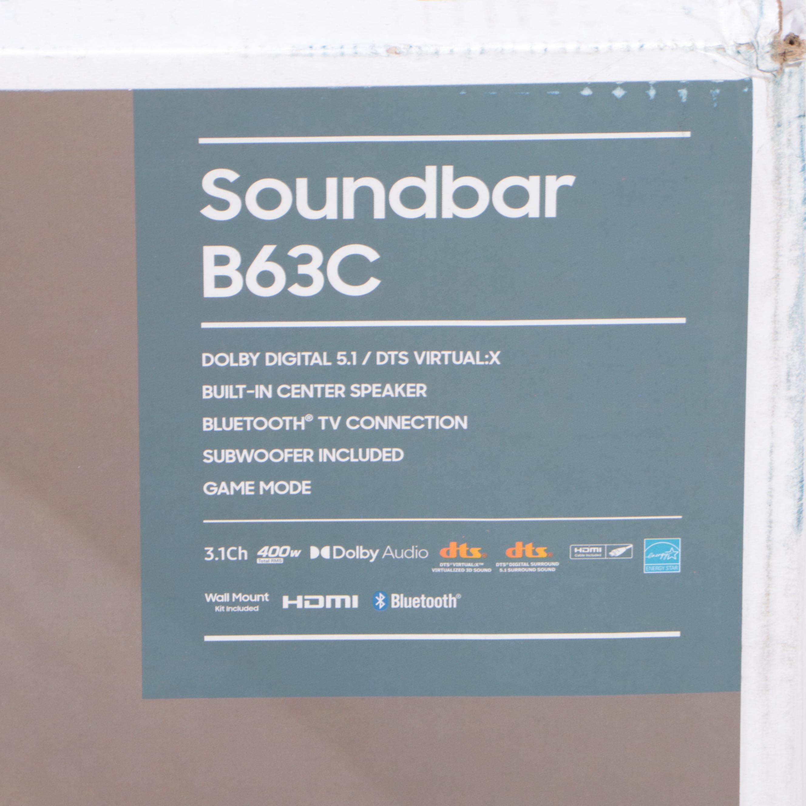 Samsung B63C Bluetooth Soundbar With Subwoofer