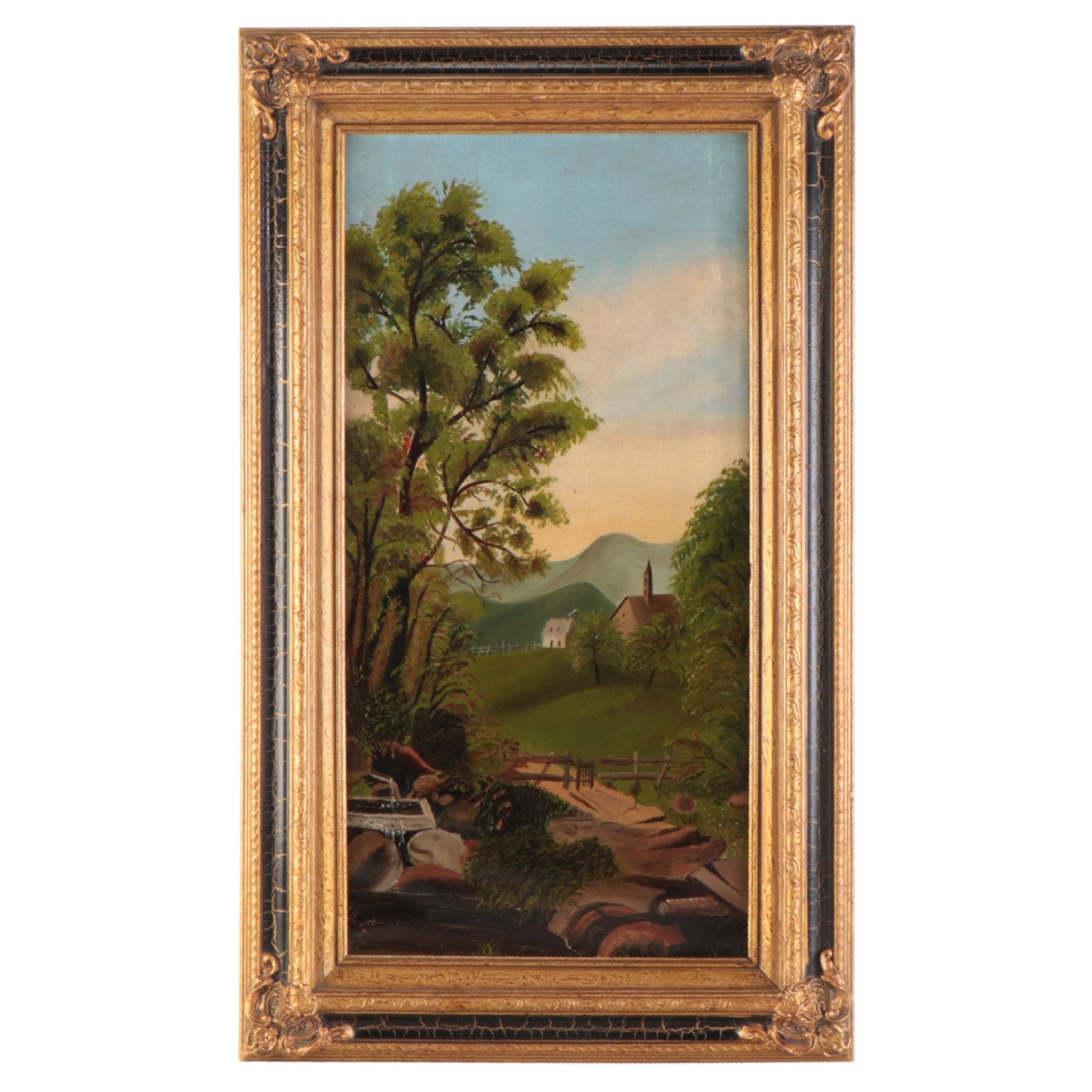 Countryside Landscape Oil Painting