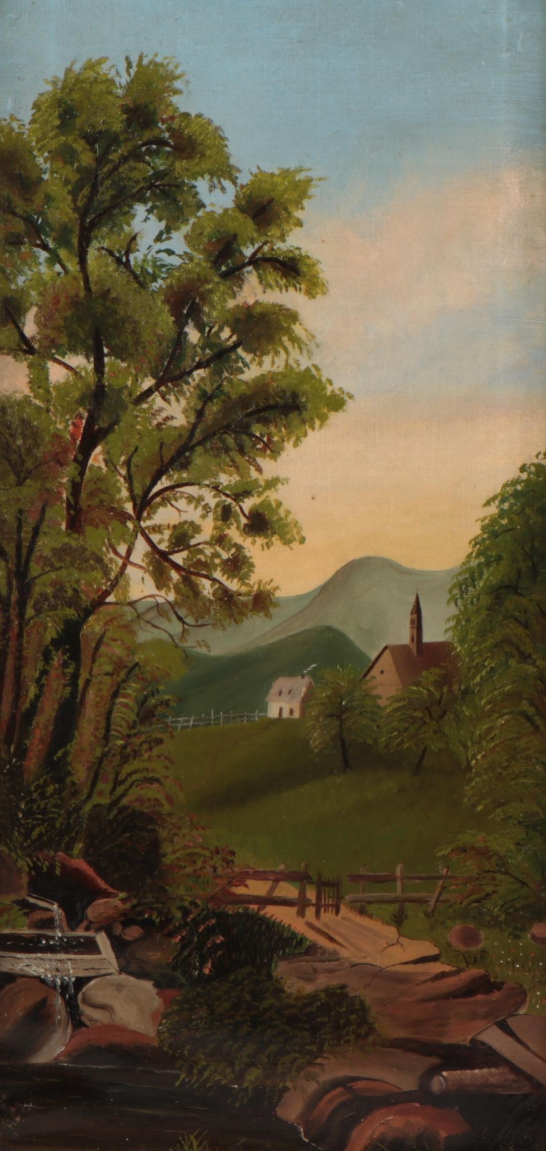 Countryside Landscape Oil Painting