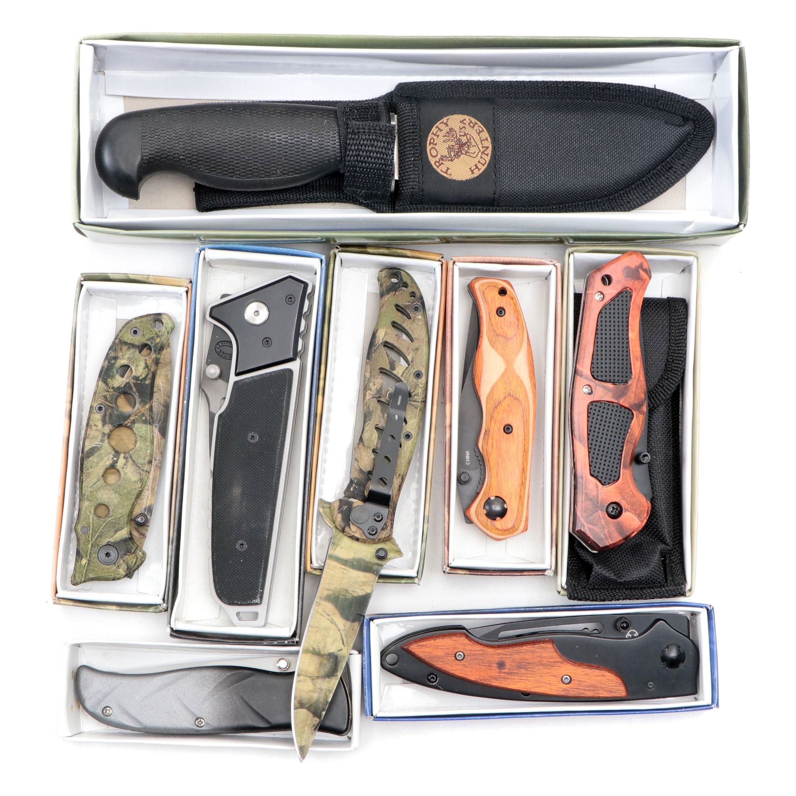 Pro Hunter Fixed Blade with Frost Cutlery Folding Knives