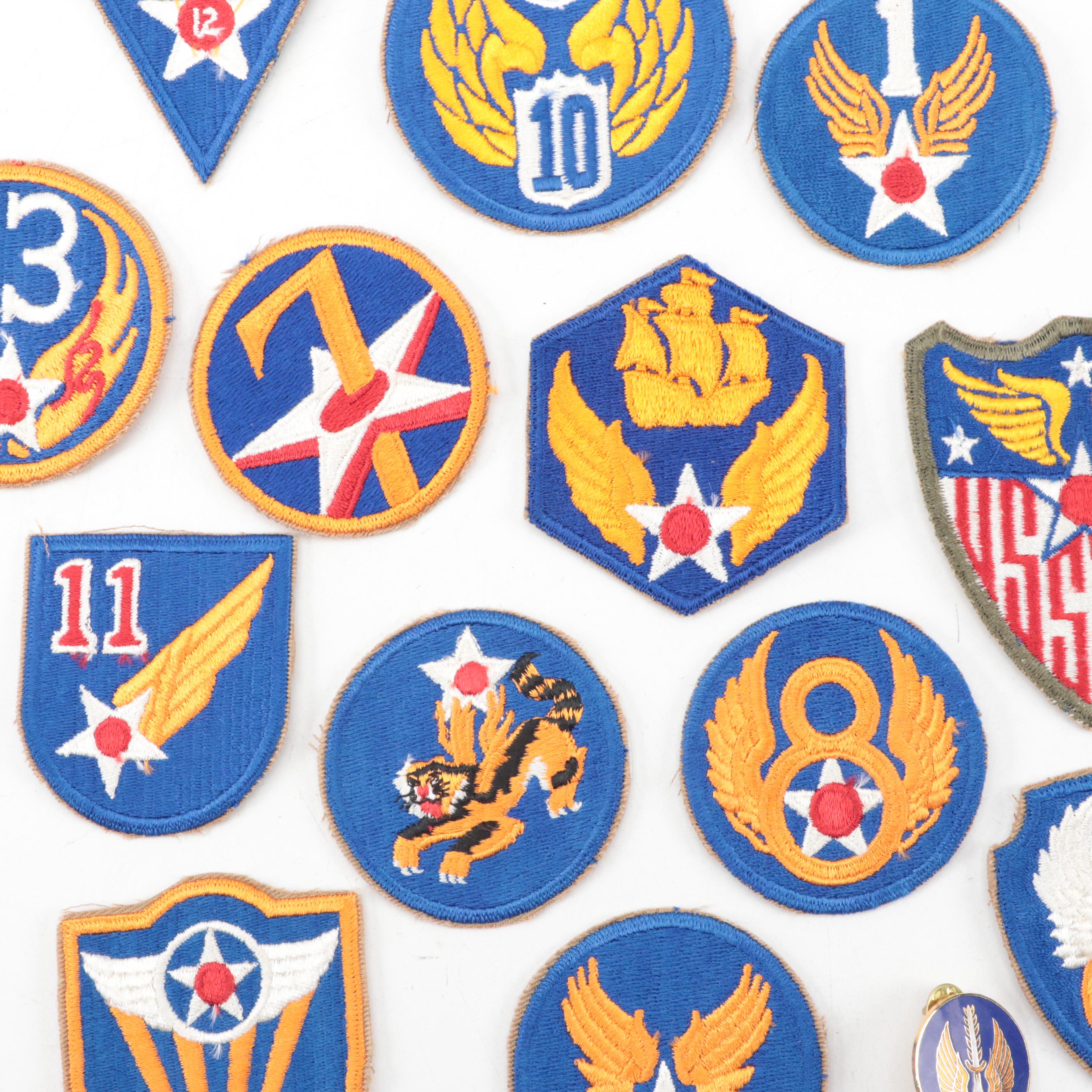 WWII Era United States Air Force Patches and Pins
