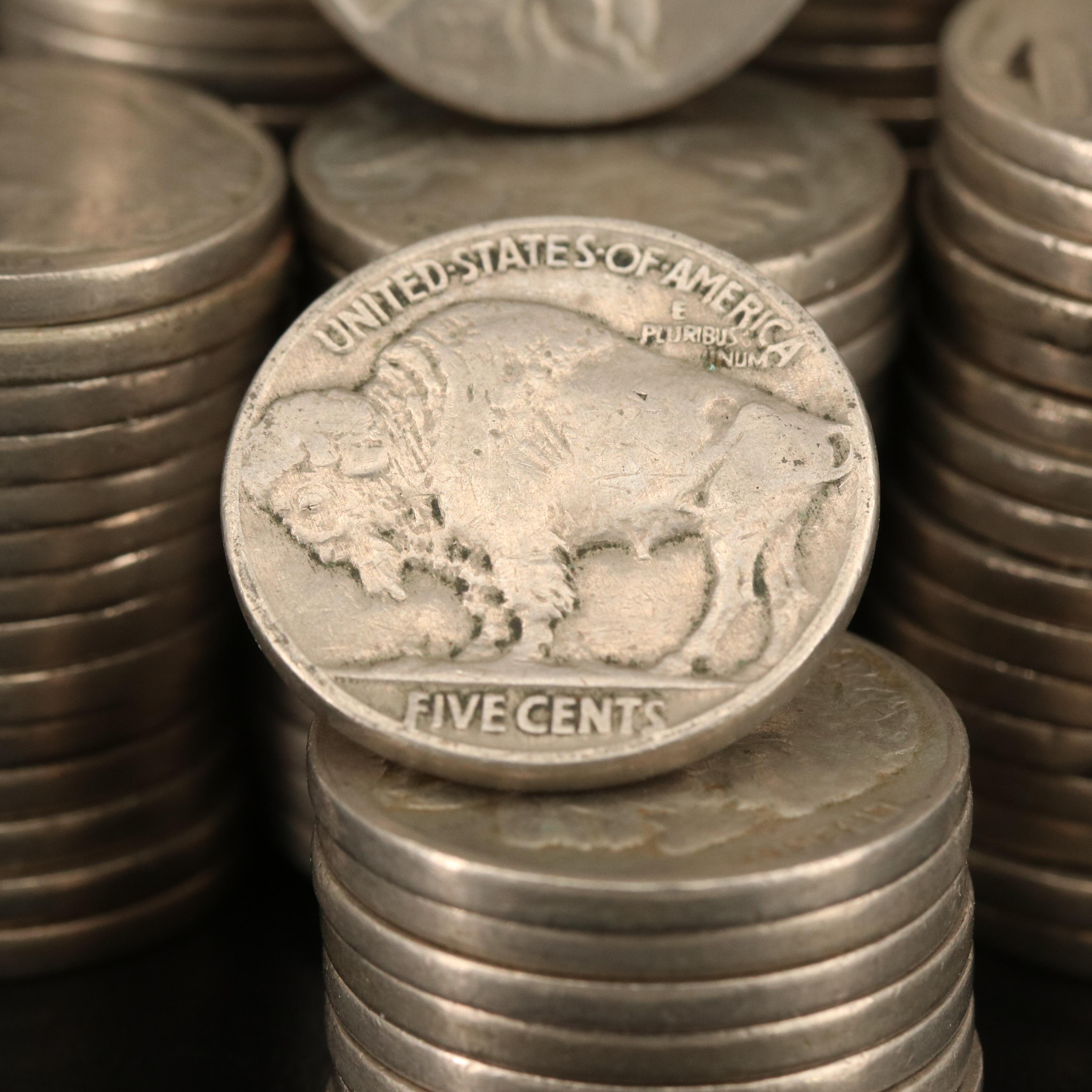 192 Full-Date Buffalo Nickels
