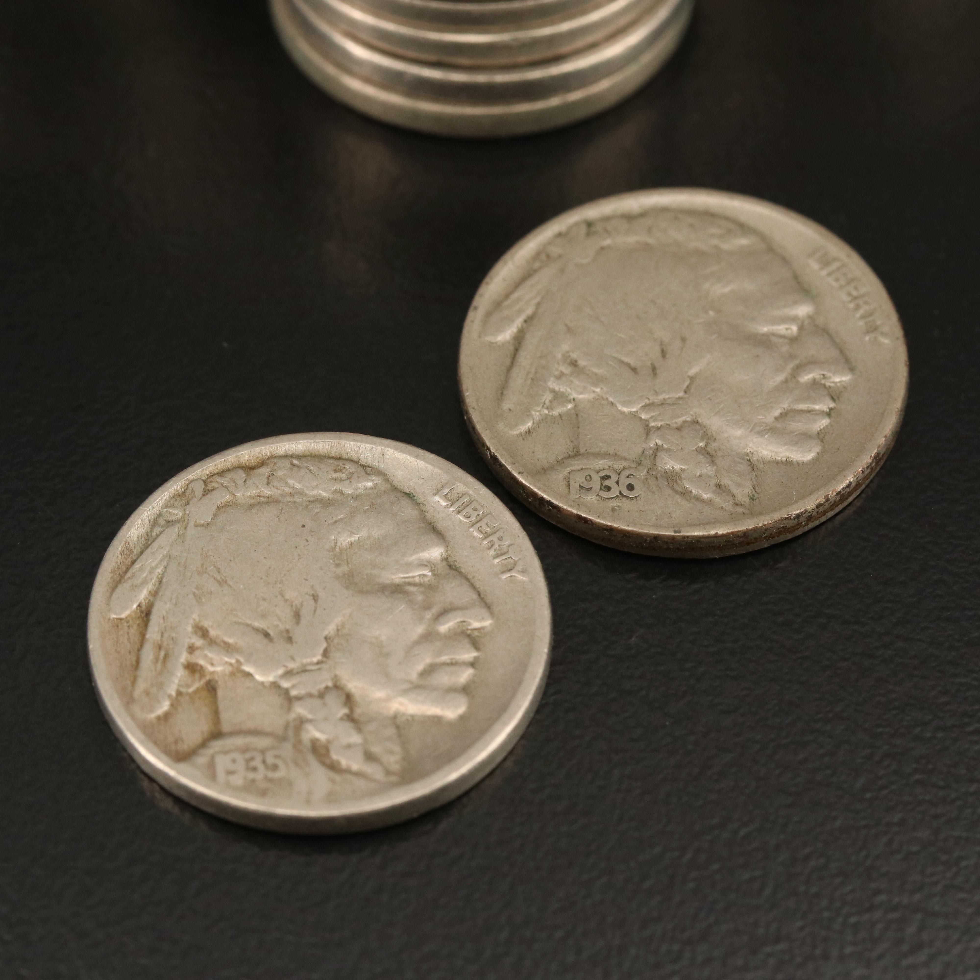 192 Full-Date Buffalo Nickels