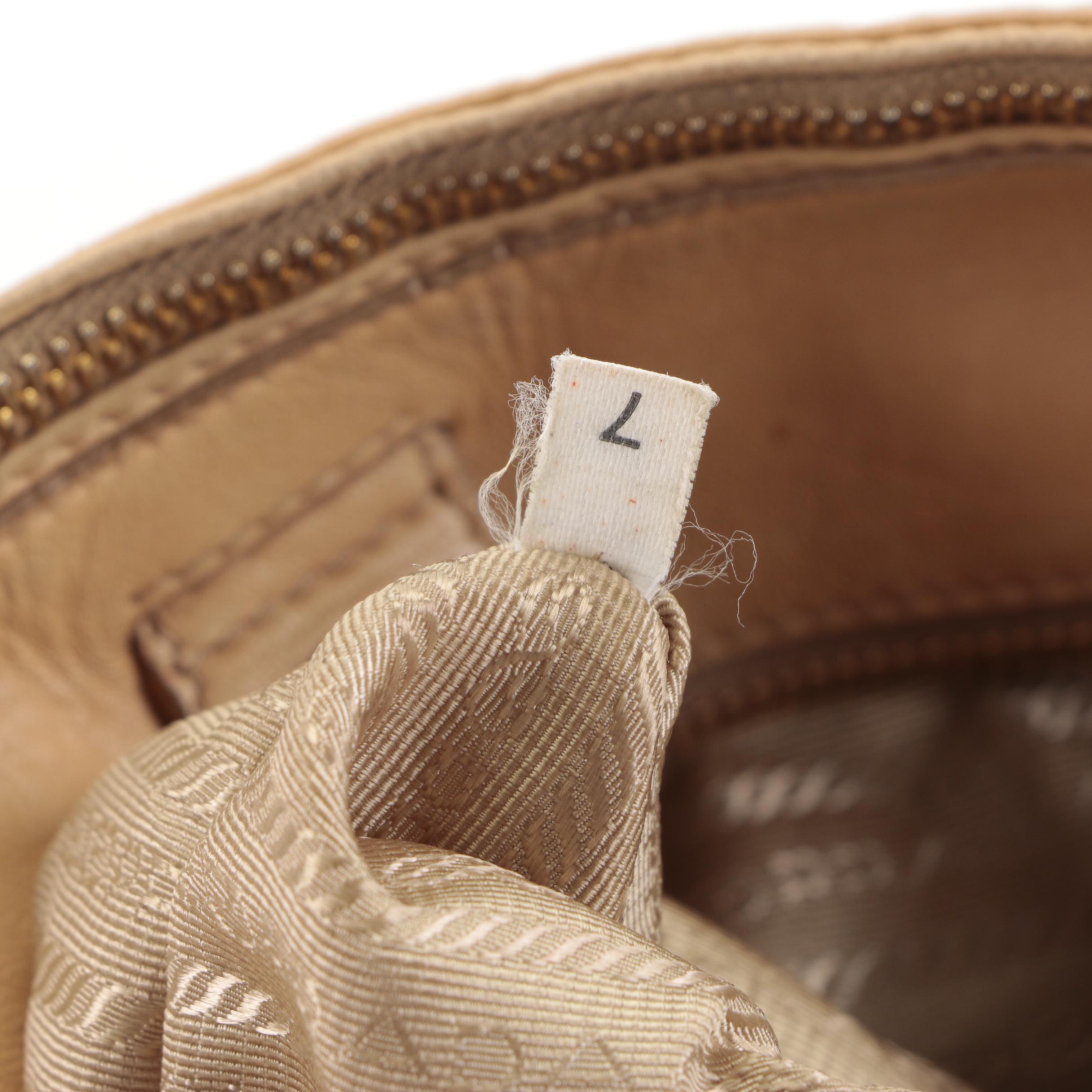 Prada Leather Zip Tote