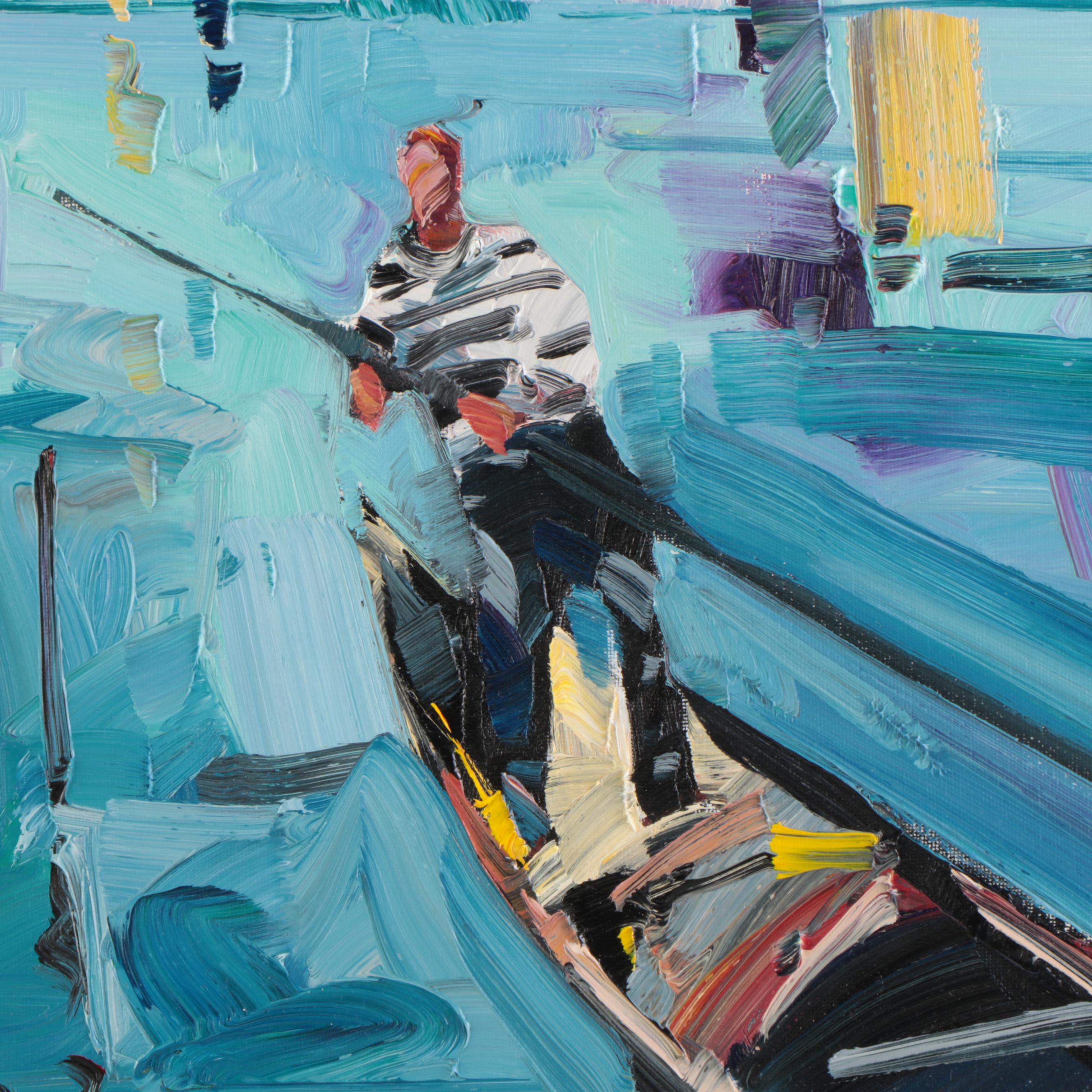 Jose Trujillo Oil Painting "Venice, Italy," 2022