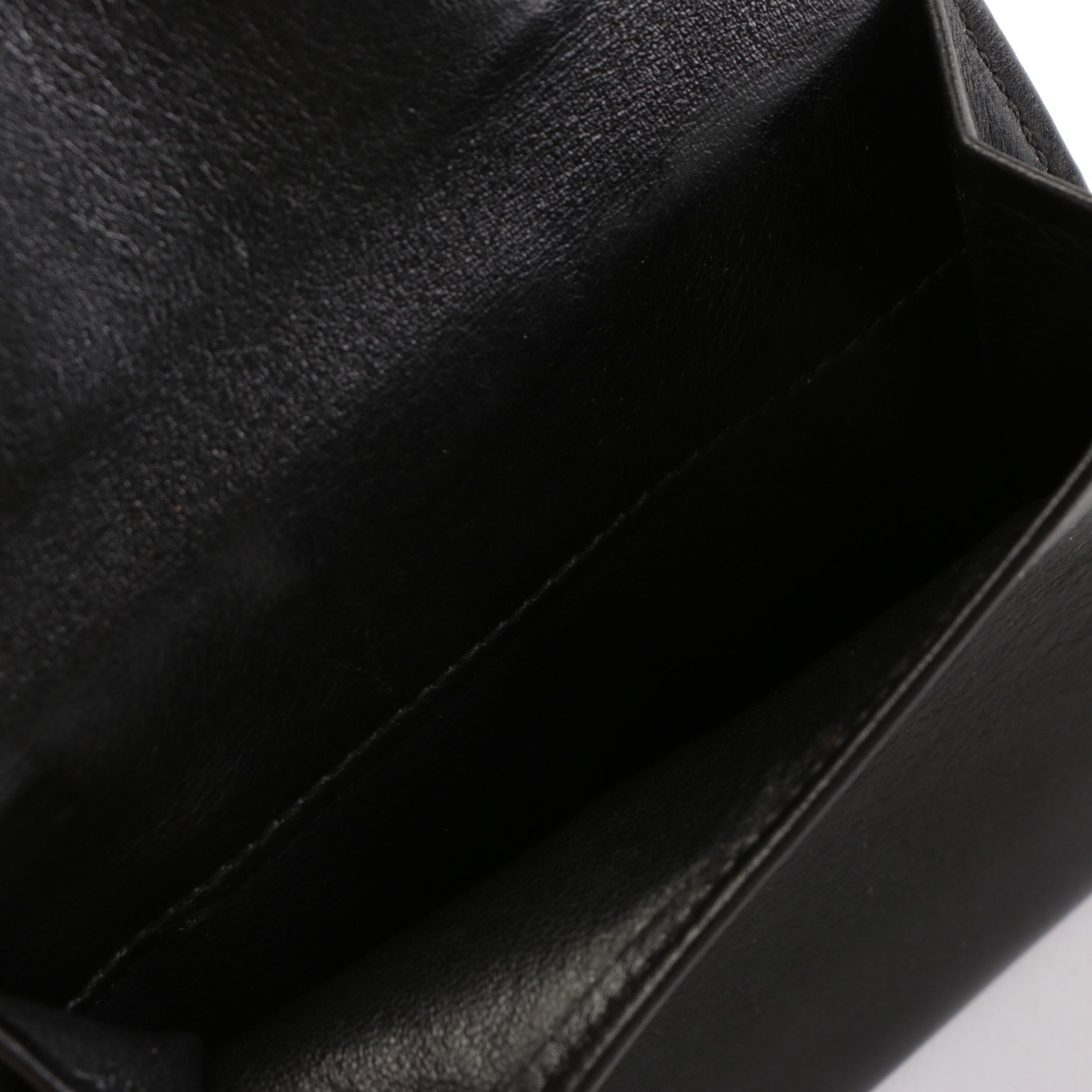 Gucci Mini Bamboo Rucksack Backpack and Wallet in Black Leather