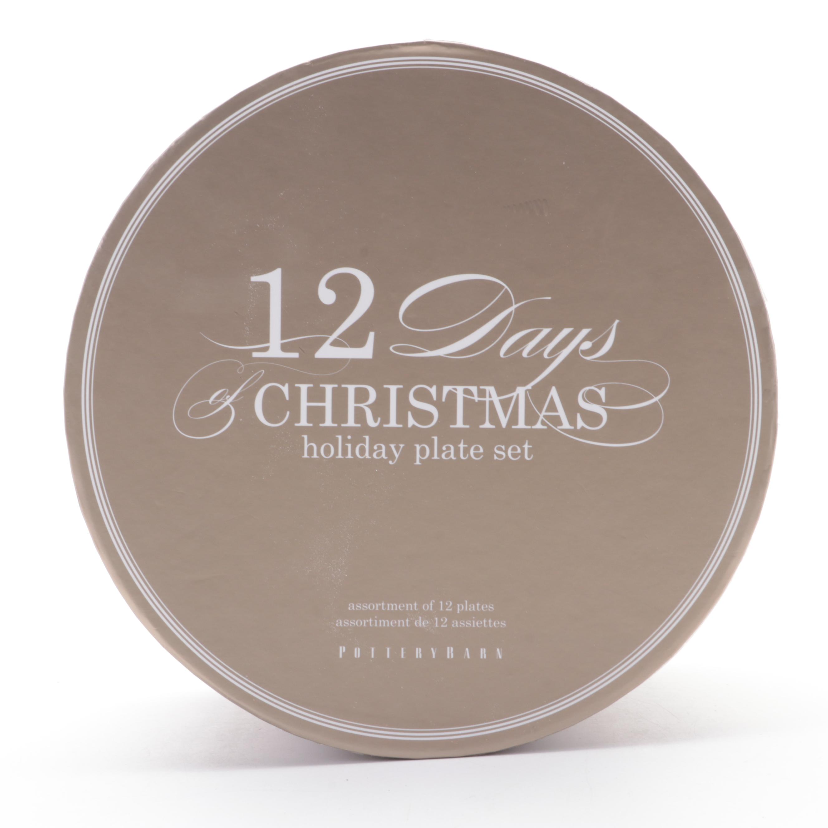 Pottery Barn "Twelve Days of Christmas" Porcelain Salad Plates and More