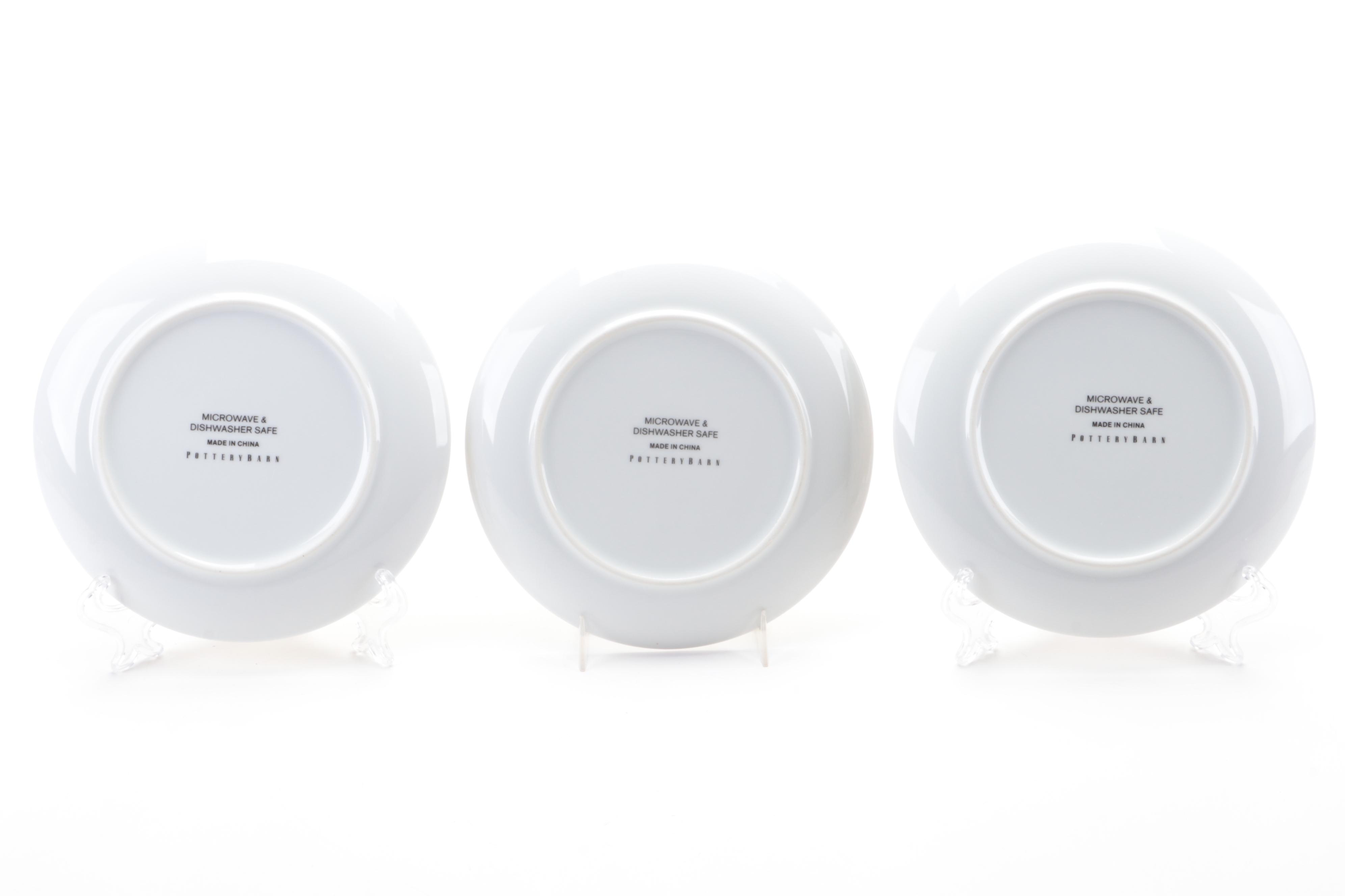 Pottery Barn "Twelve Days of Christmas" Porcelain Salad Plates and More