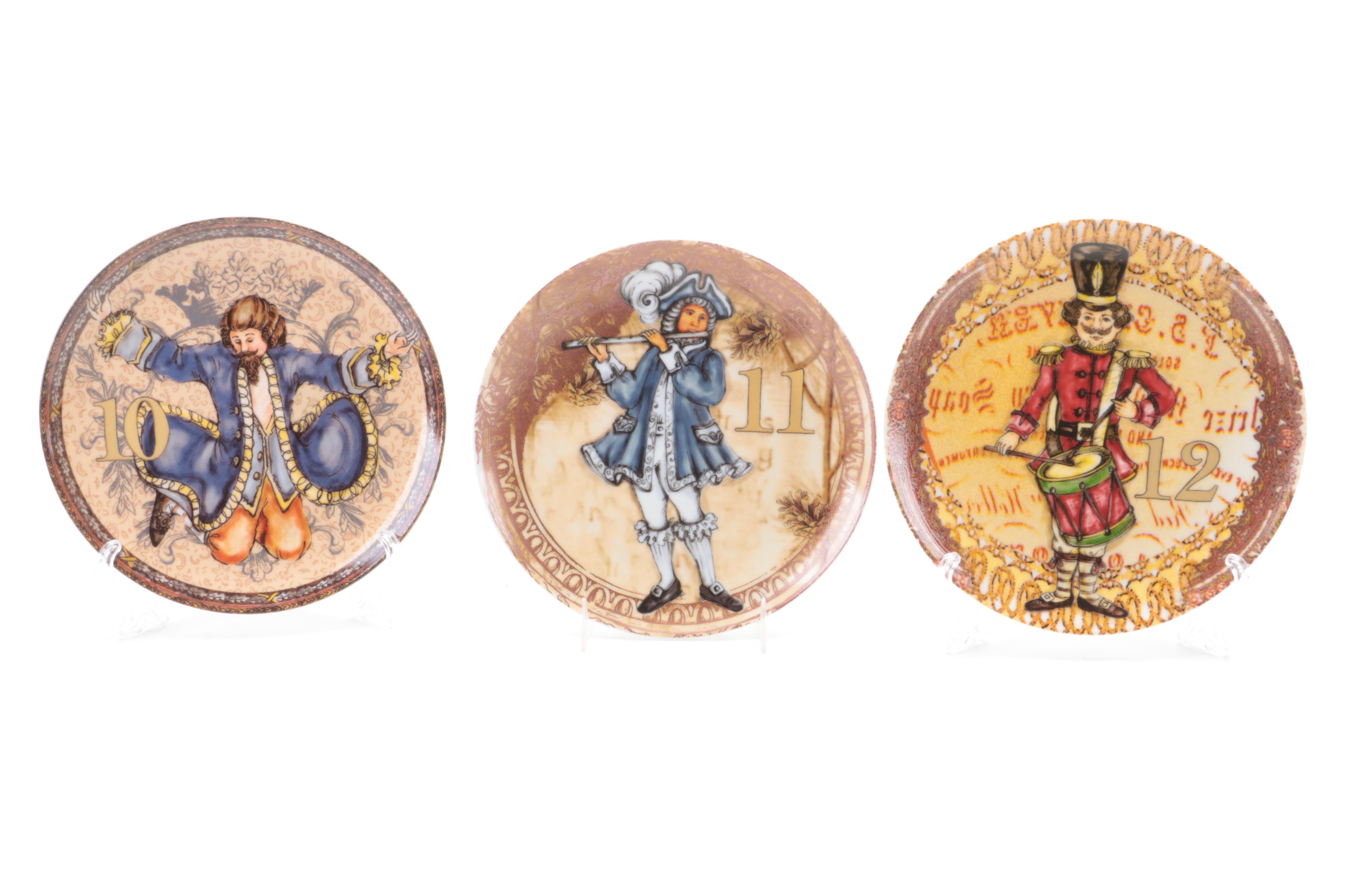 Pottery Barn "Twelve Days of Christmas" Porcelain Salad Plates and More