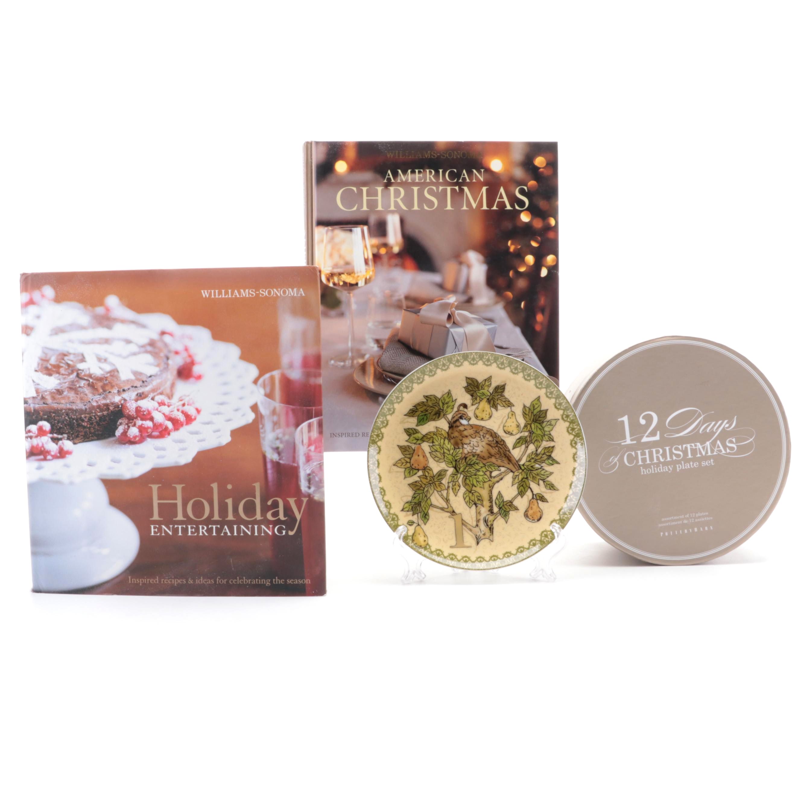 Pottery Barn "Twelve Days of Christmas" Porcelain Salad Plates and More