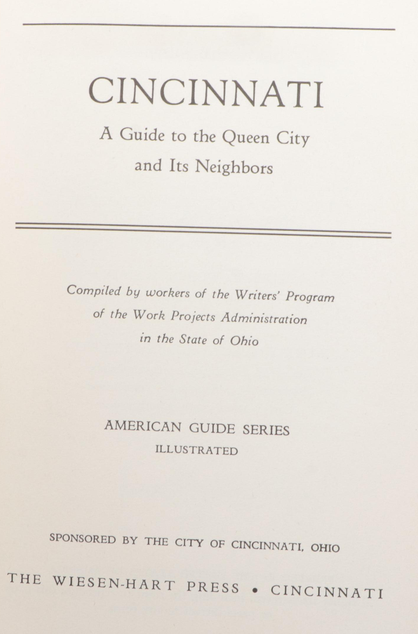 "Cincinnati: A Guide to the Queen City" and "Ohio's Natural Heritage" Books