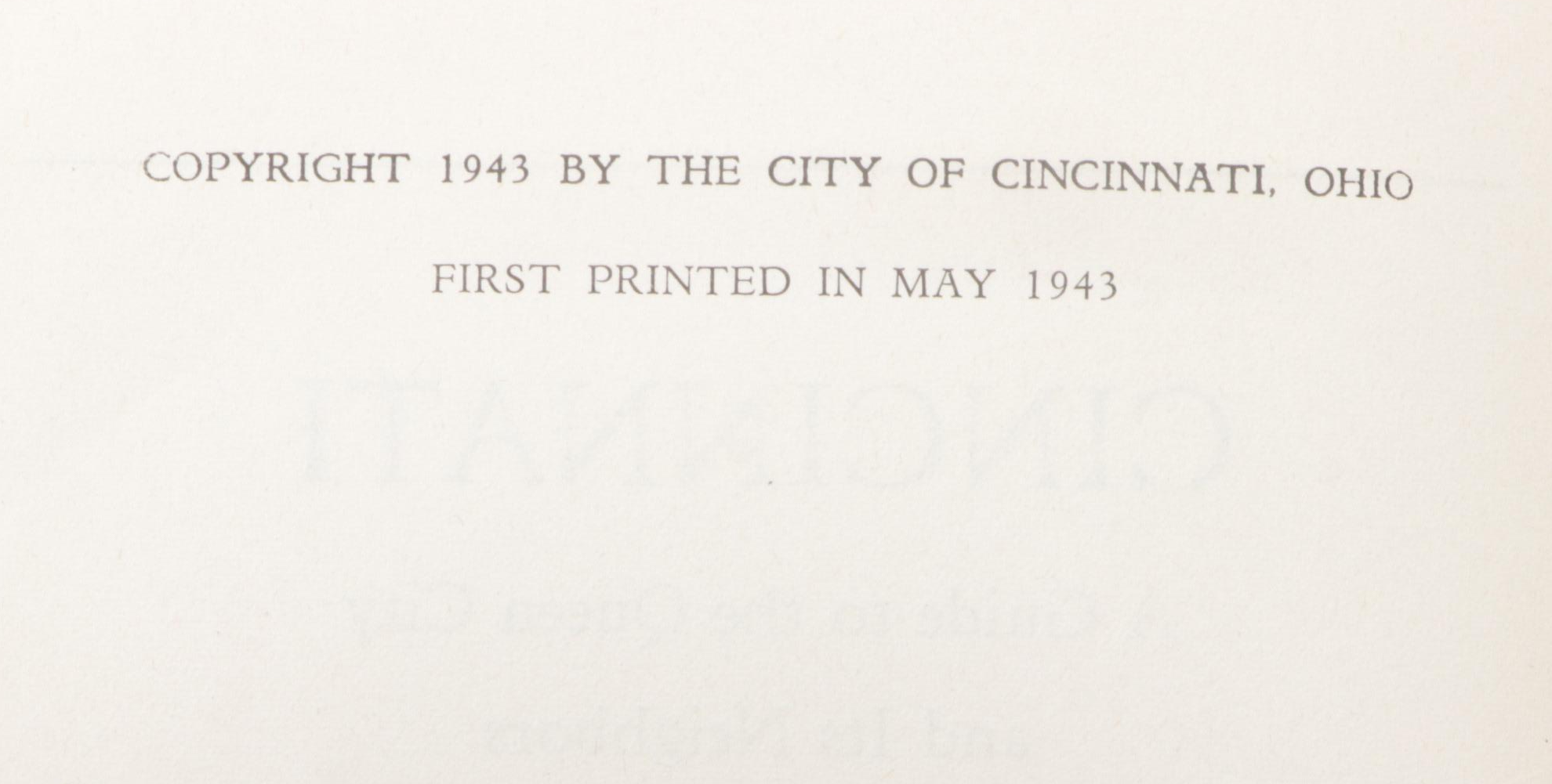 "Cincinnati: A Guide to the Queen City" and "Ohio's Natural Heritage" Books
