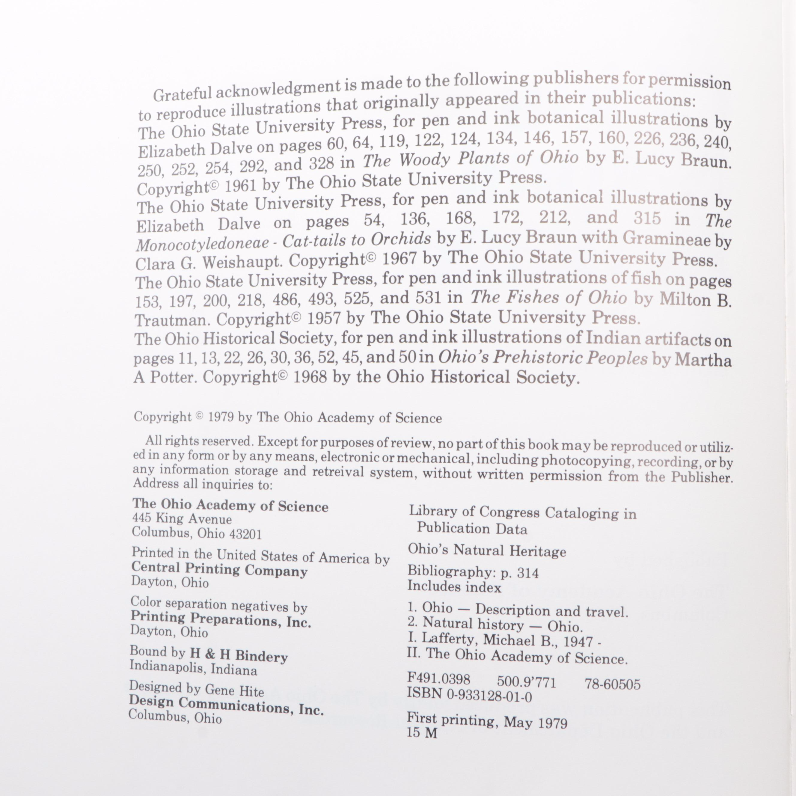 "Cincinnati: A Guide to the Queen City" and "Ohio's Natural Heritage" Books