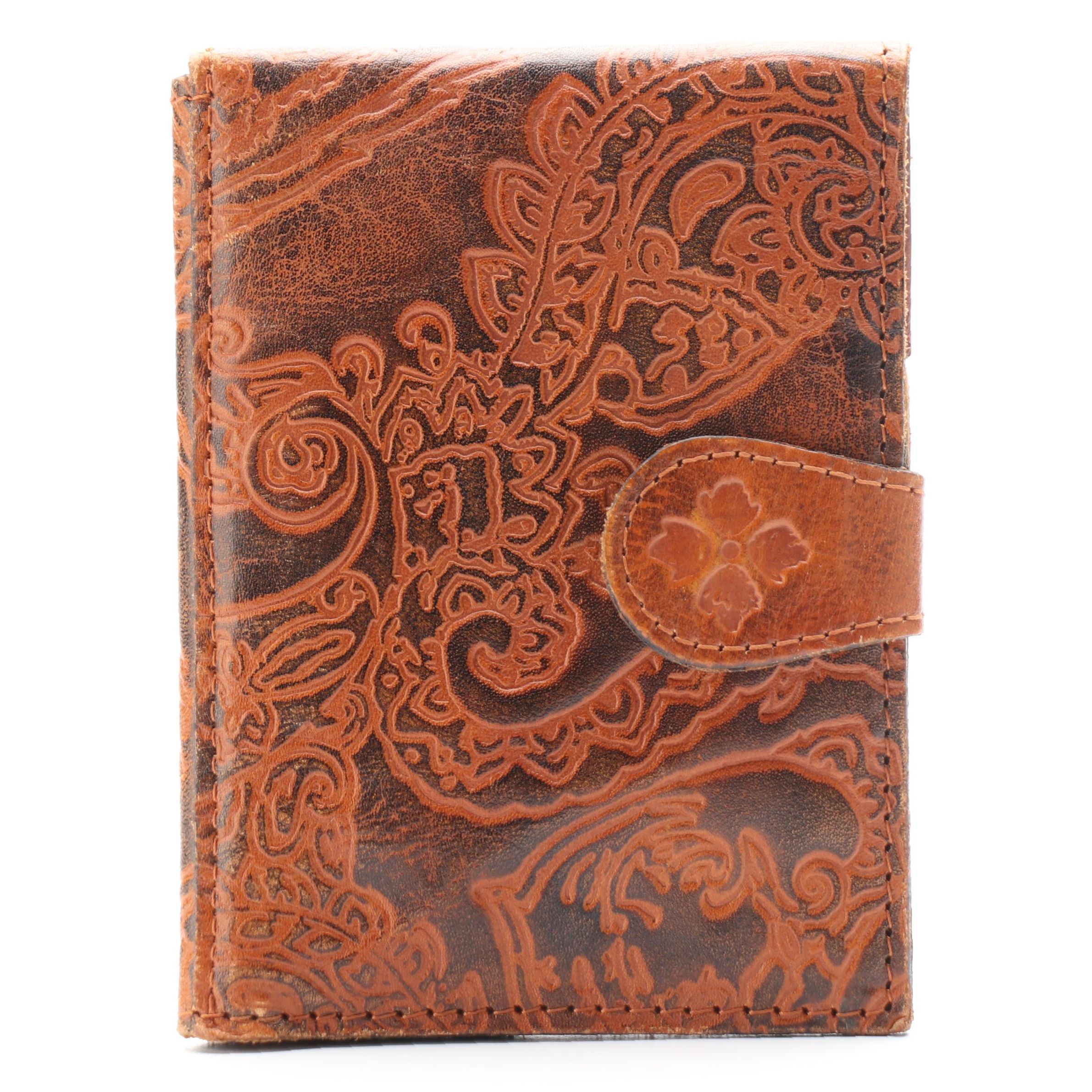 Patricia Nash Passport Case in Embossed Leather