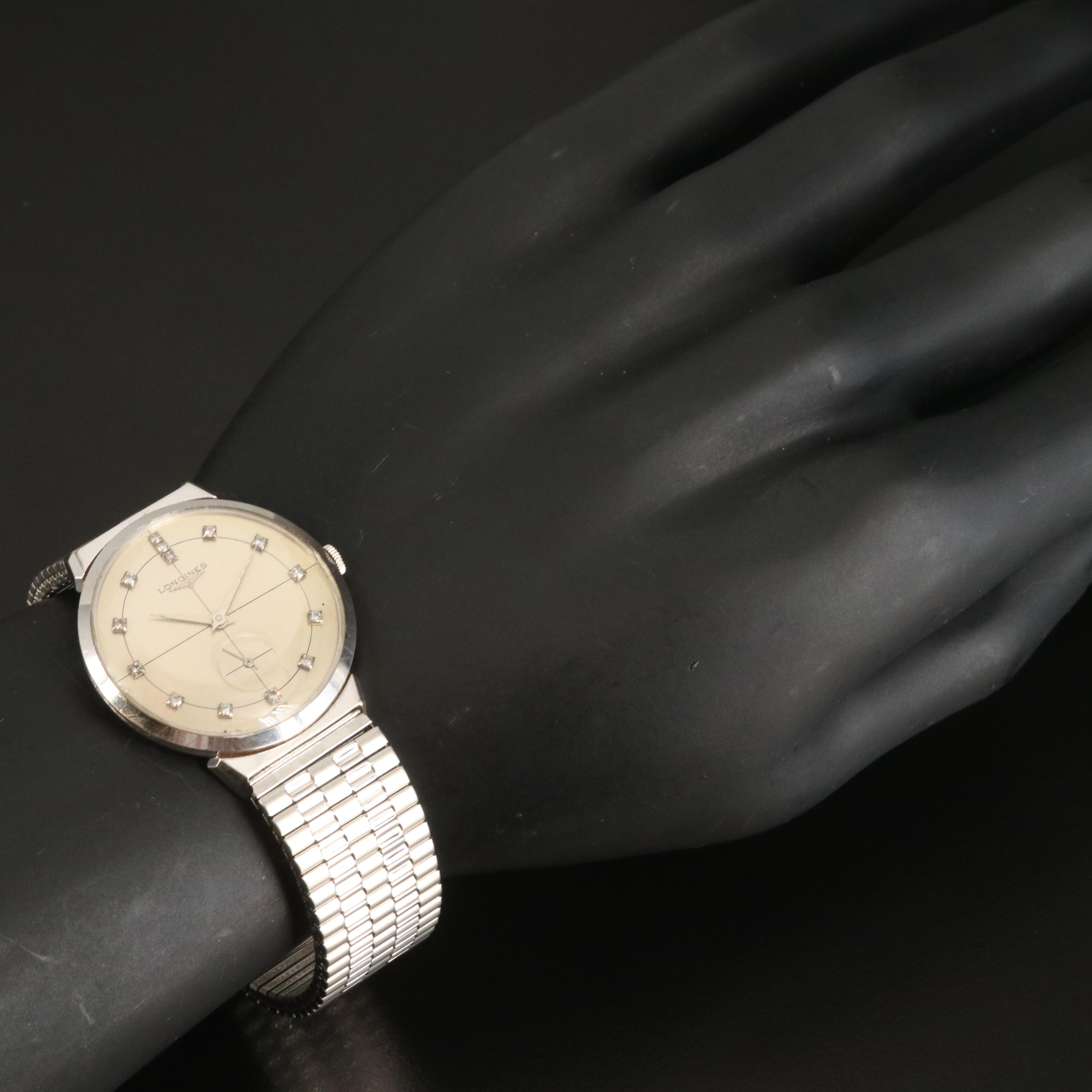 14K and Diamond Longines Vintage Watch