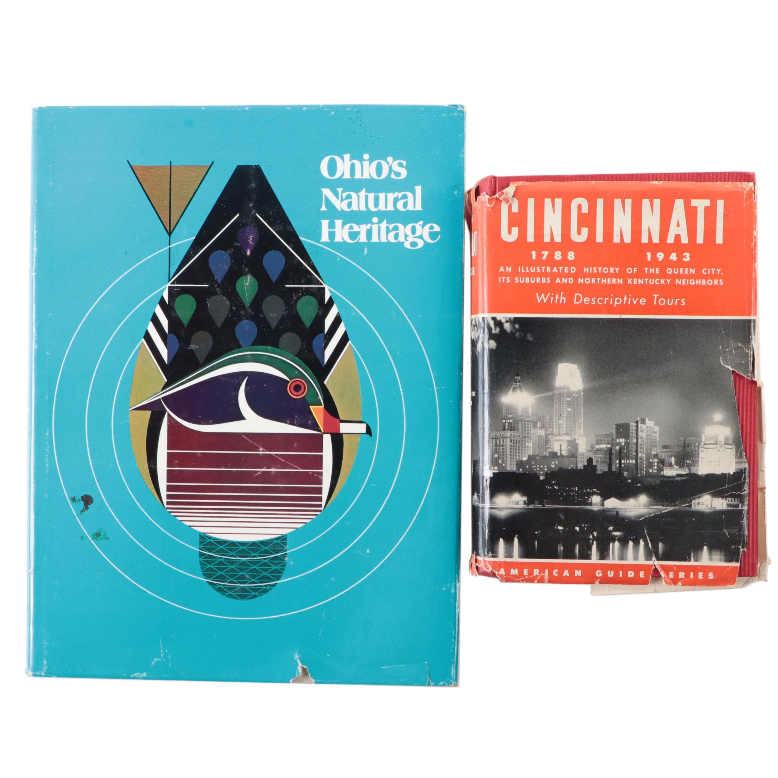"Cincinnati: A Guide to the Queen City" and "Ohio's Natural Heritage" Books