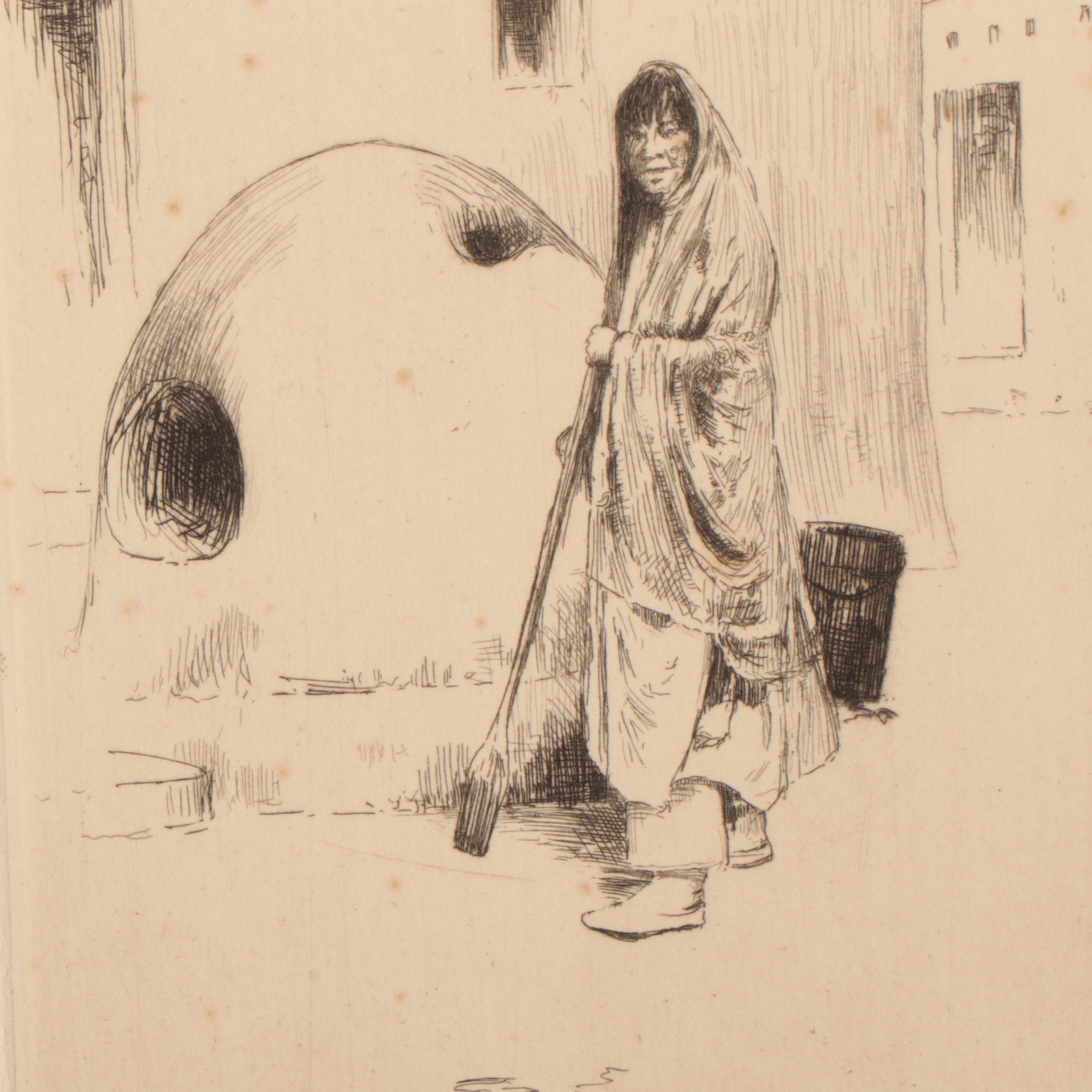 Lee Sturges Etchings Including "A Hopi Madonna"