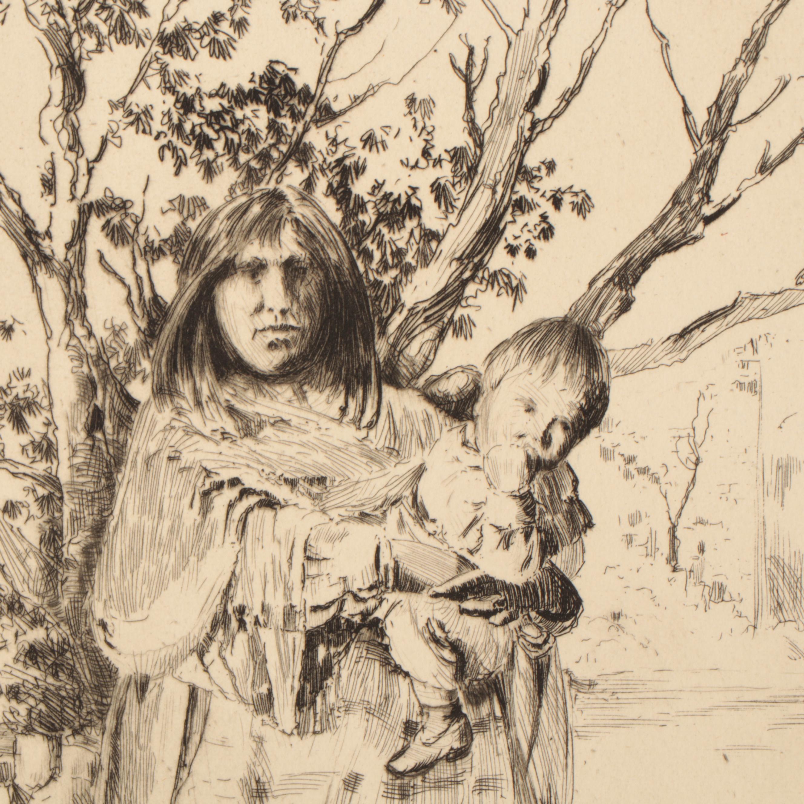 Lee Sturges Etchings Including "A Hopi Madonna"